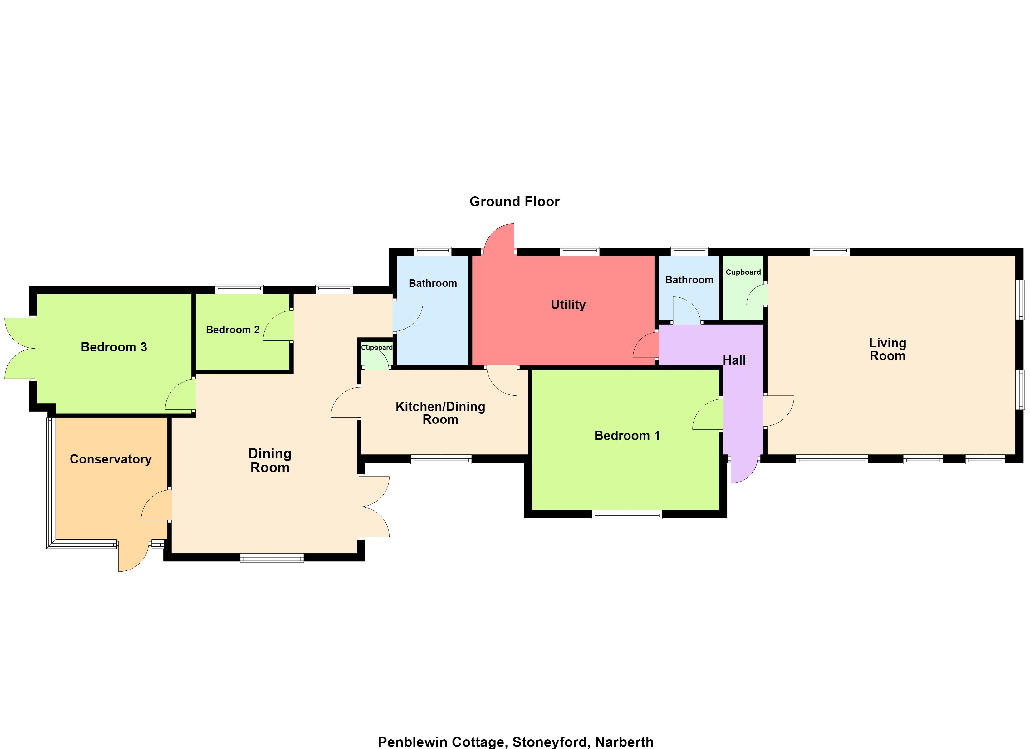 Penblewin Cottage,, Stoneyford, Pembrokeshire floorplan