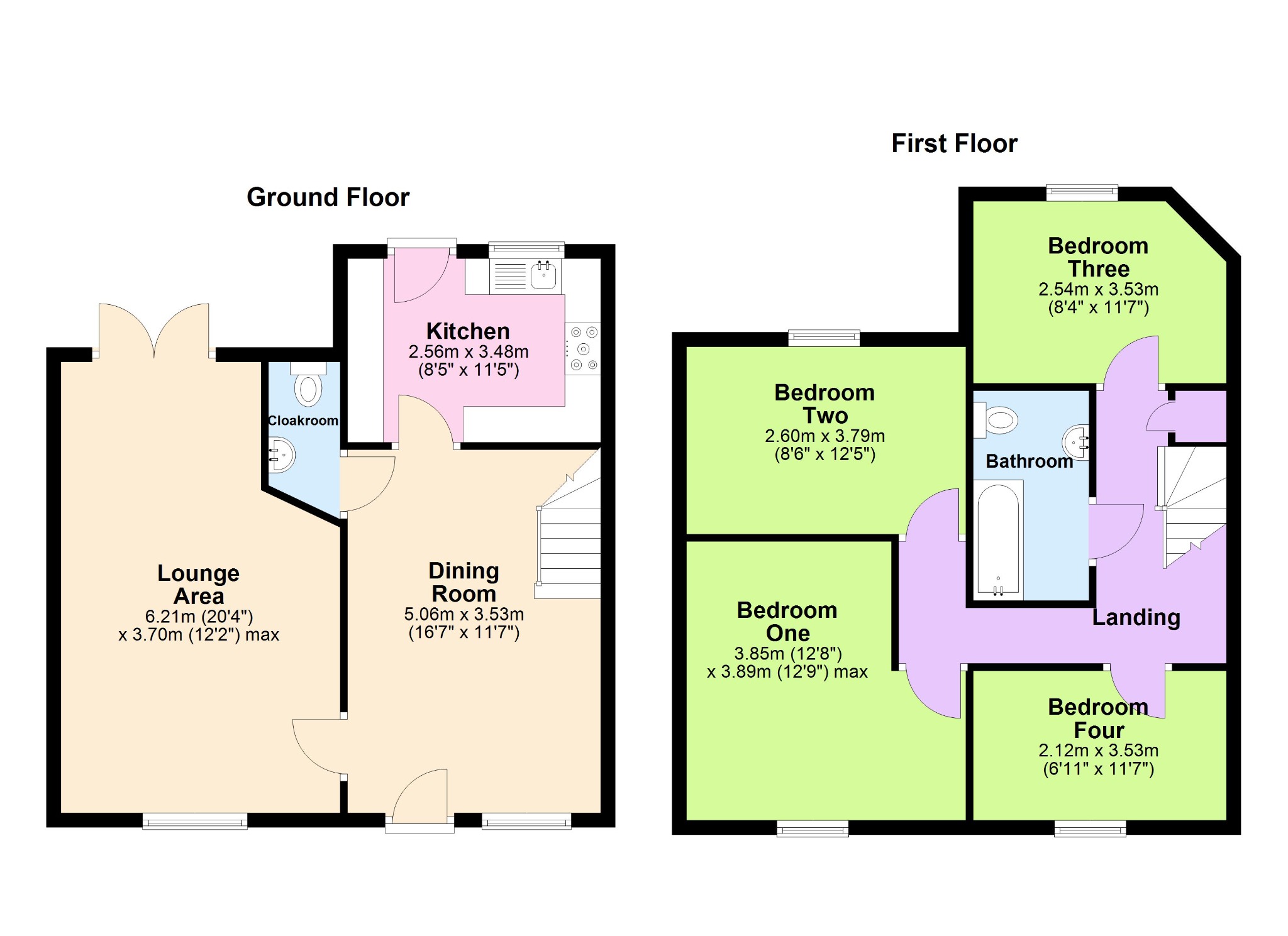5, Nibbits Lane, Braunston floorplan