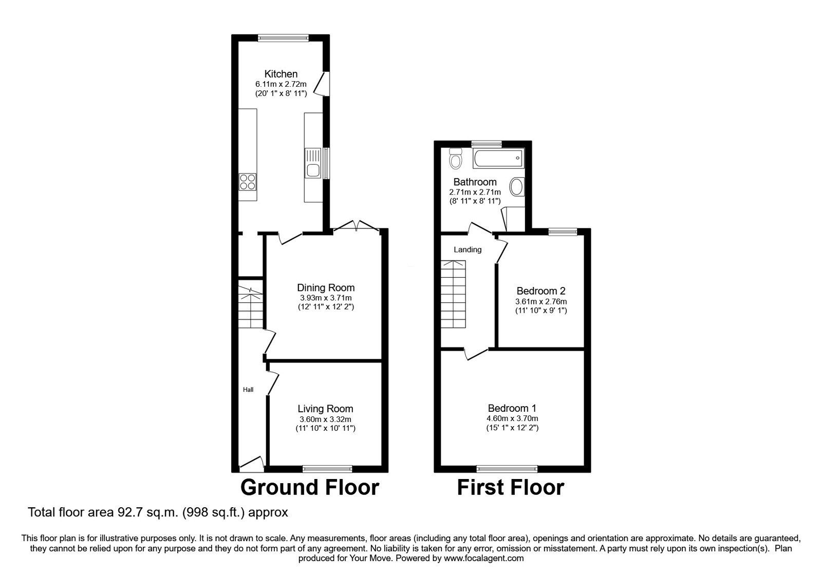 21, Kent Avenue, Kent floorplan