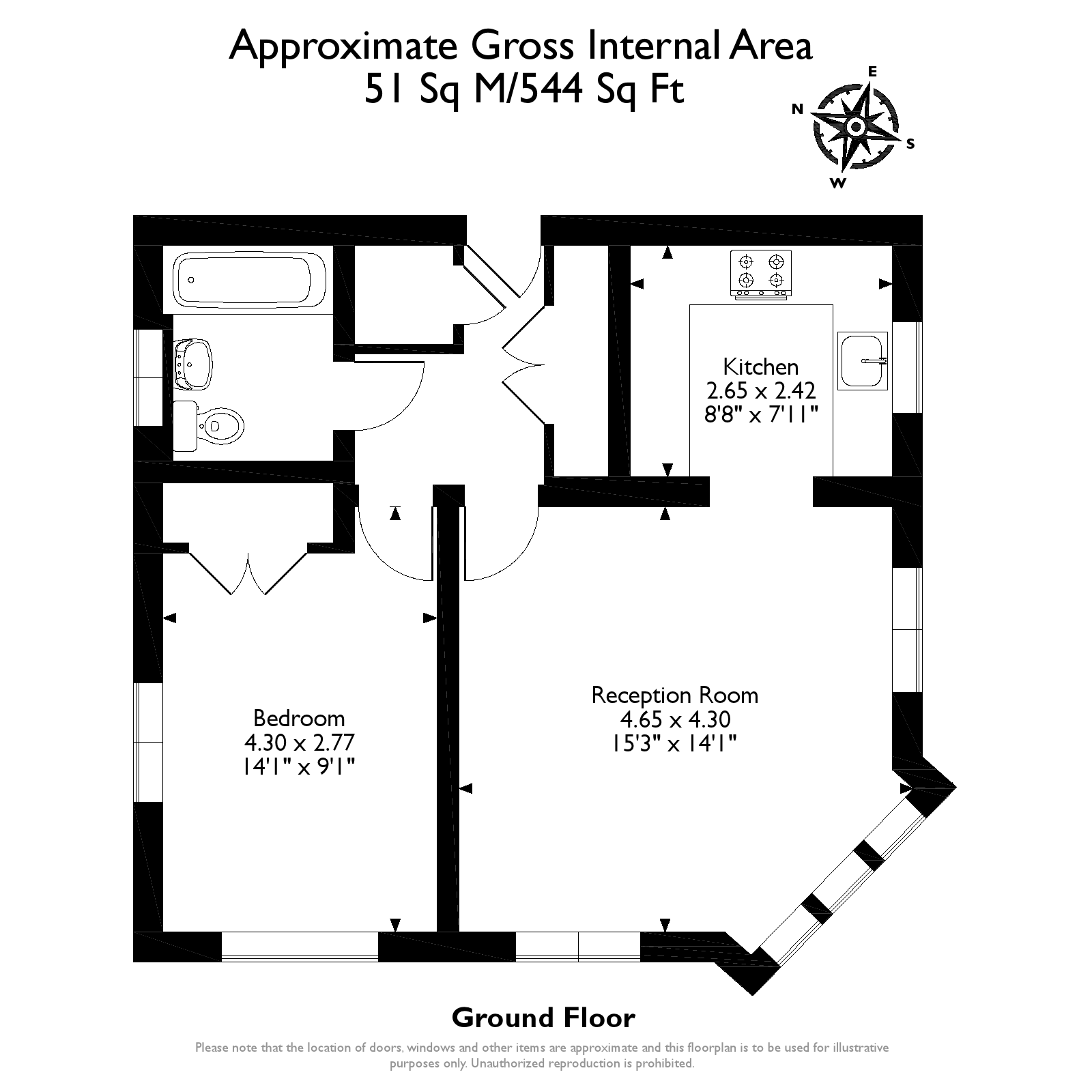 1 Bedrooms Flat for sale in Anstey Road, Farnham GU9