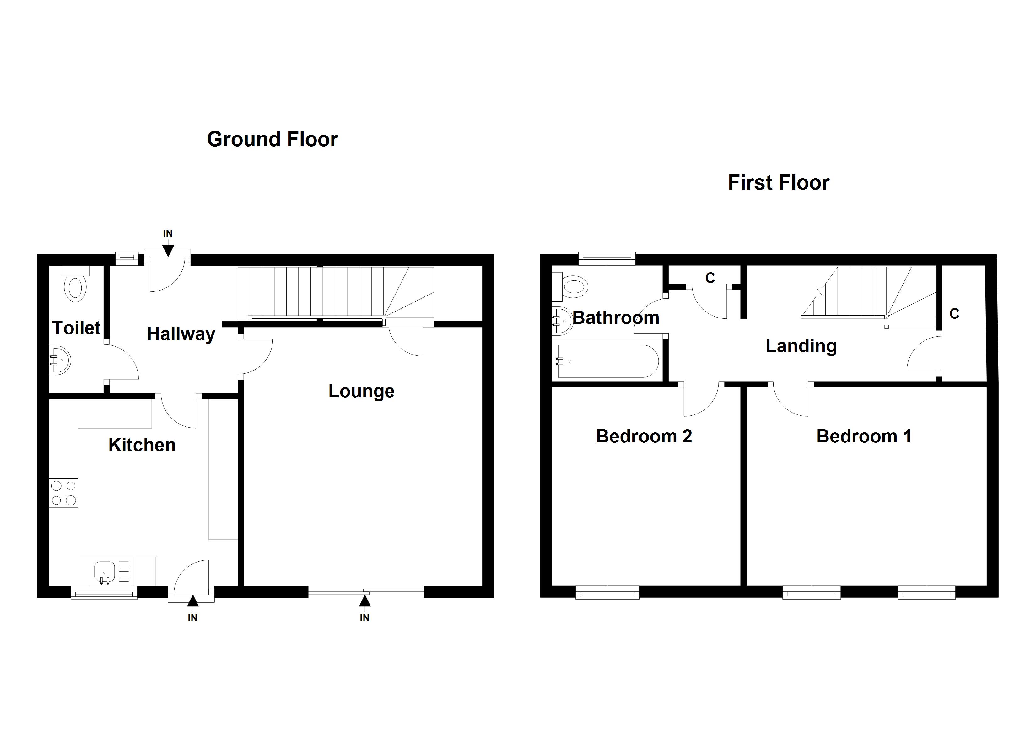 2 Bedrooms End terrace house for sale in Cedric Rise, Dedridge, Livingston EH54