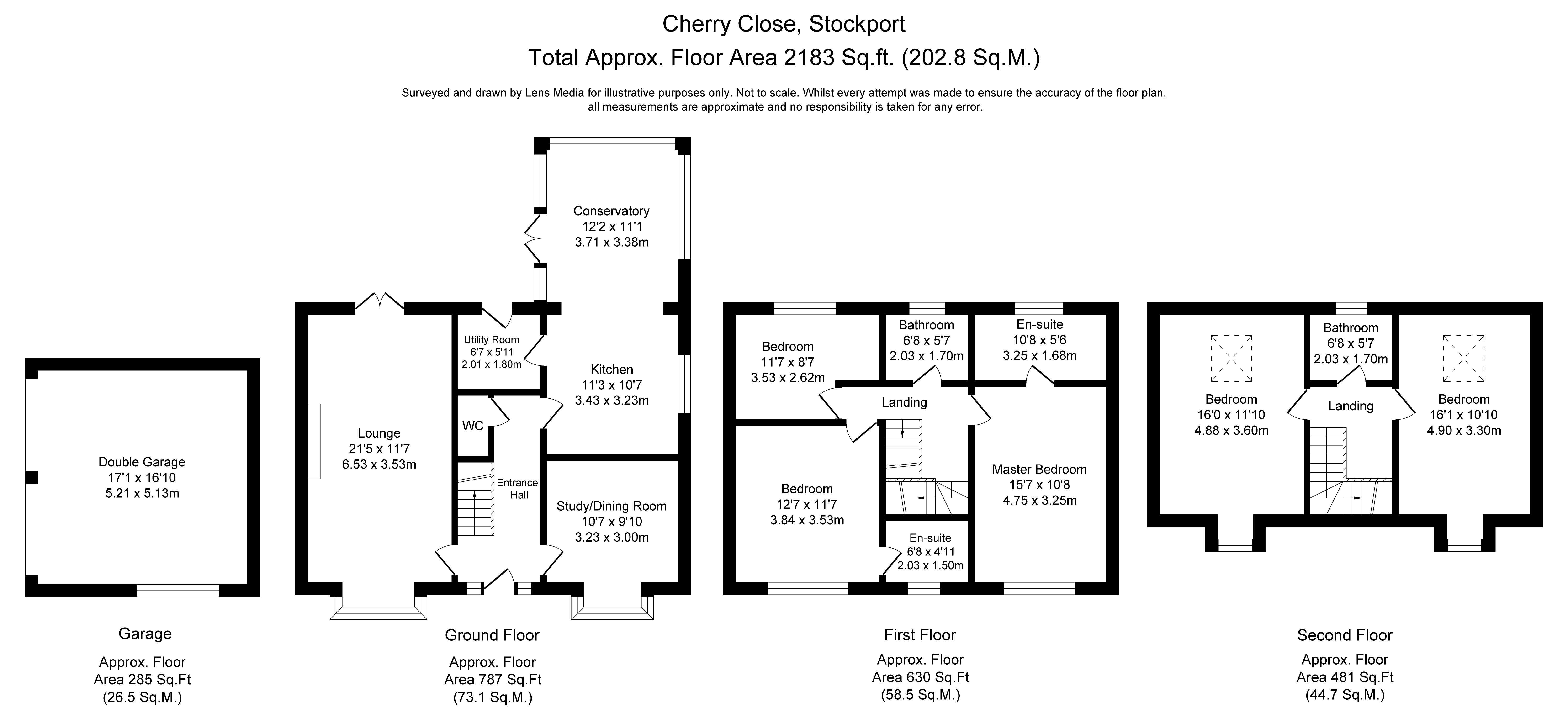 2, Cherry Close, Stockport floorplan