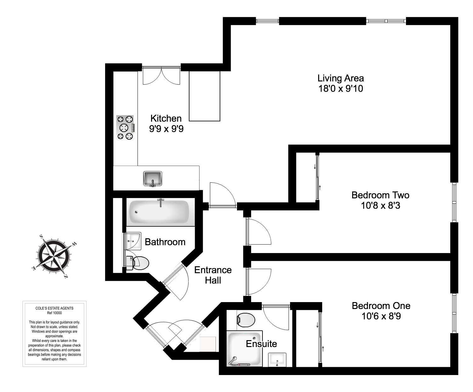 2 Bedrooms Flat for sale in London Road, East Grinstead RH19