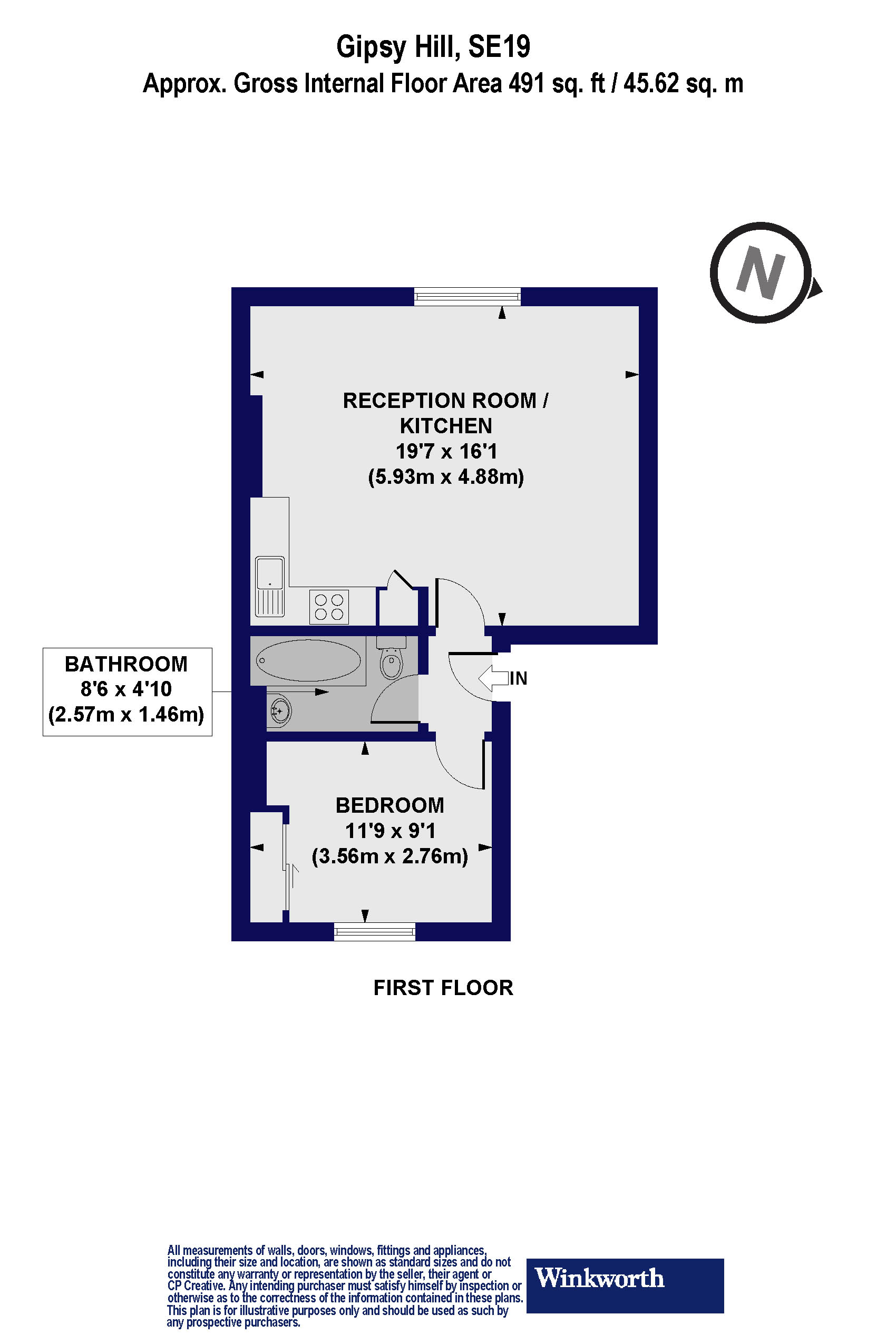 1 Bedrooms Flat for sale in Gipsy Hill, London SE19