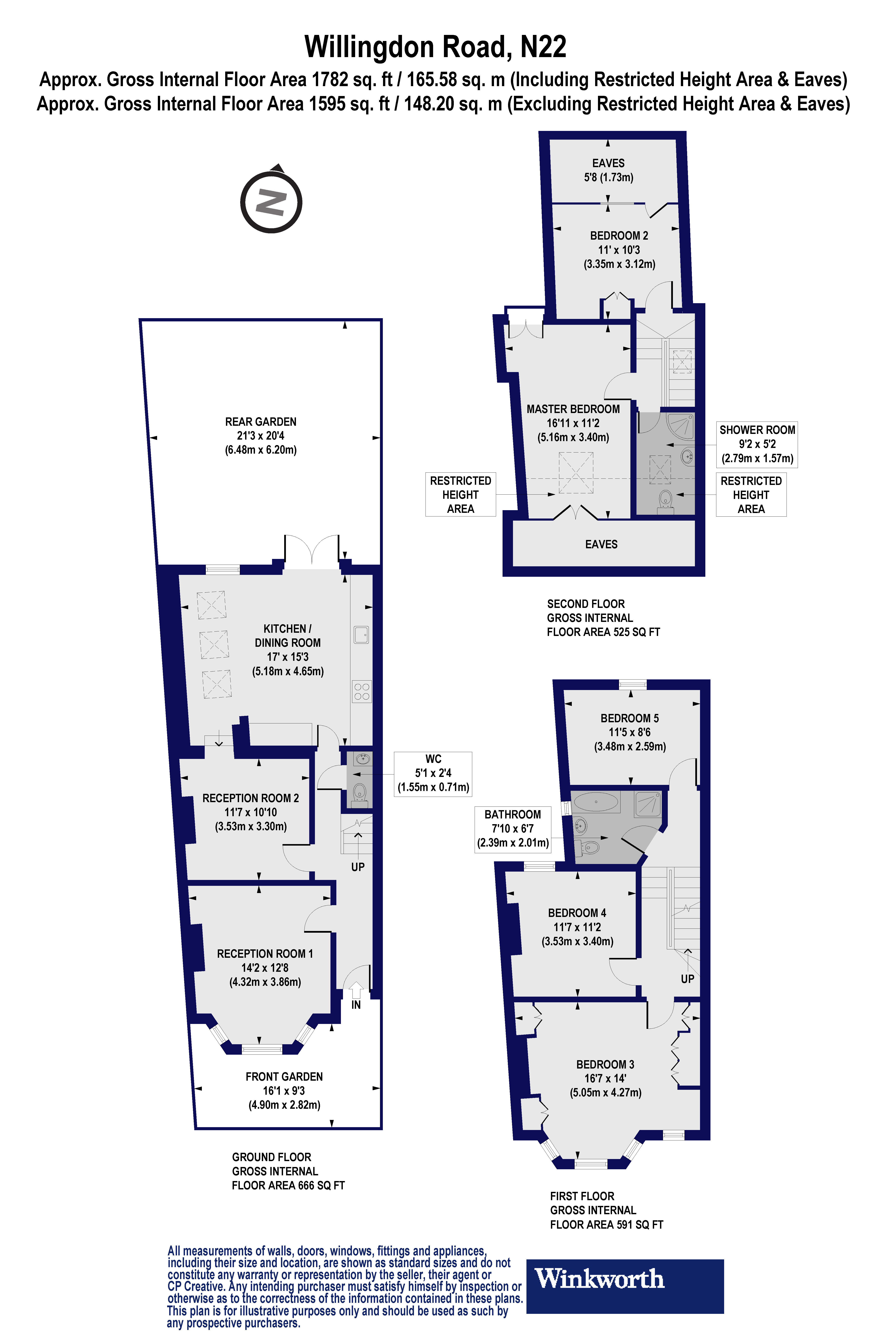 5 Bedrooms Terraced house for sale in Willingdon Road, London N22