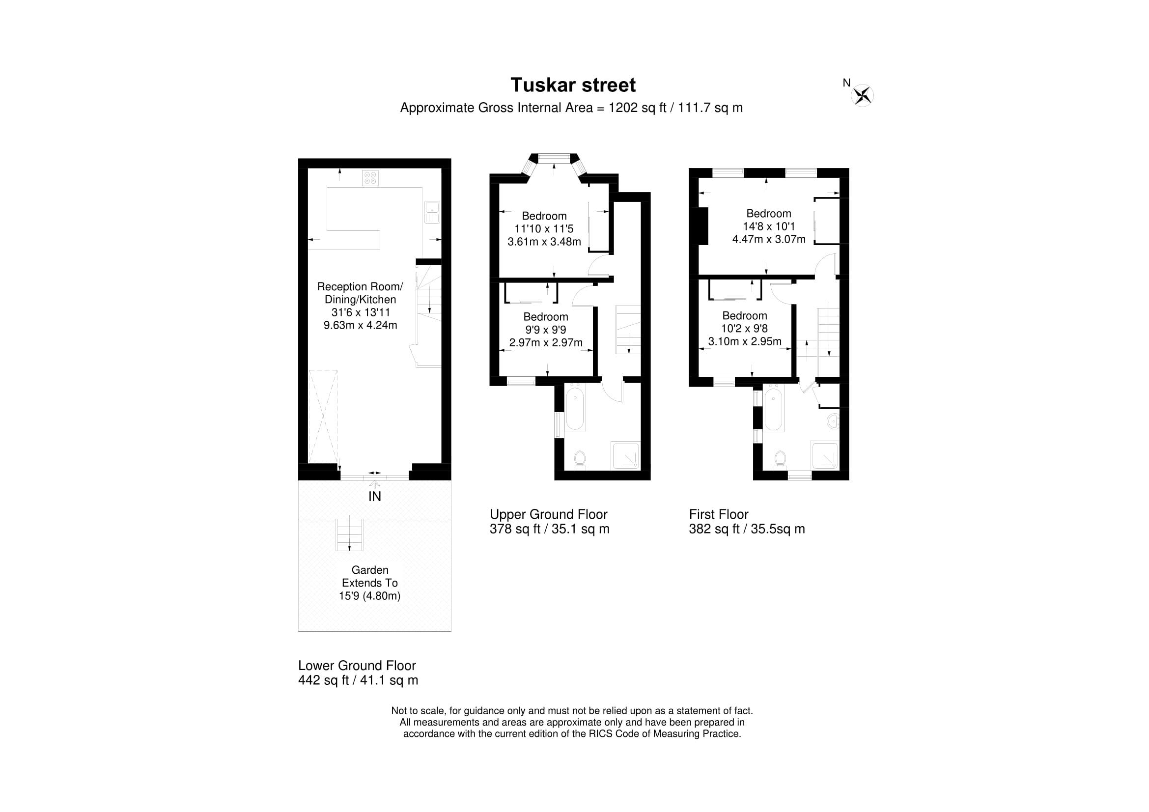 Tuskar Street, London floorplan