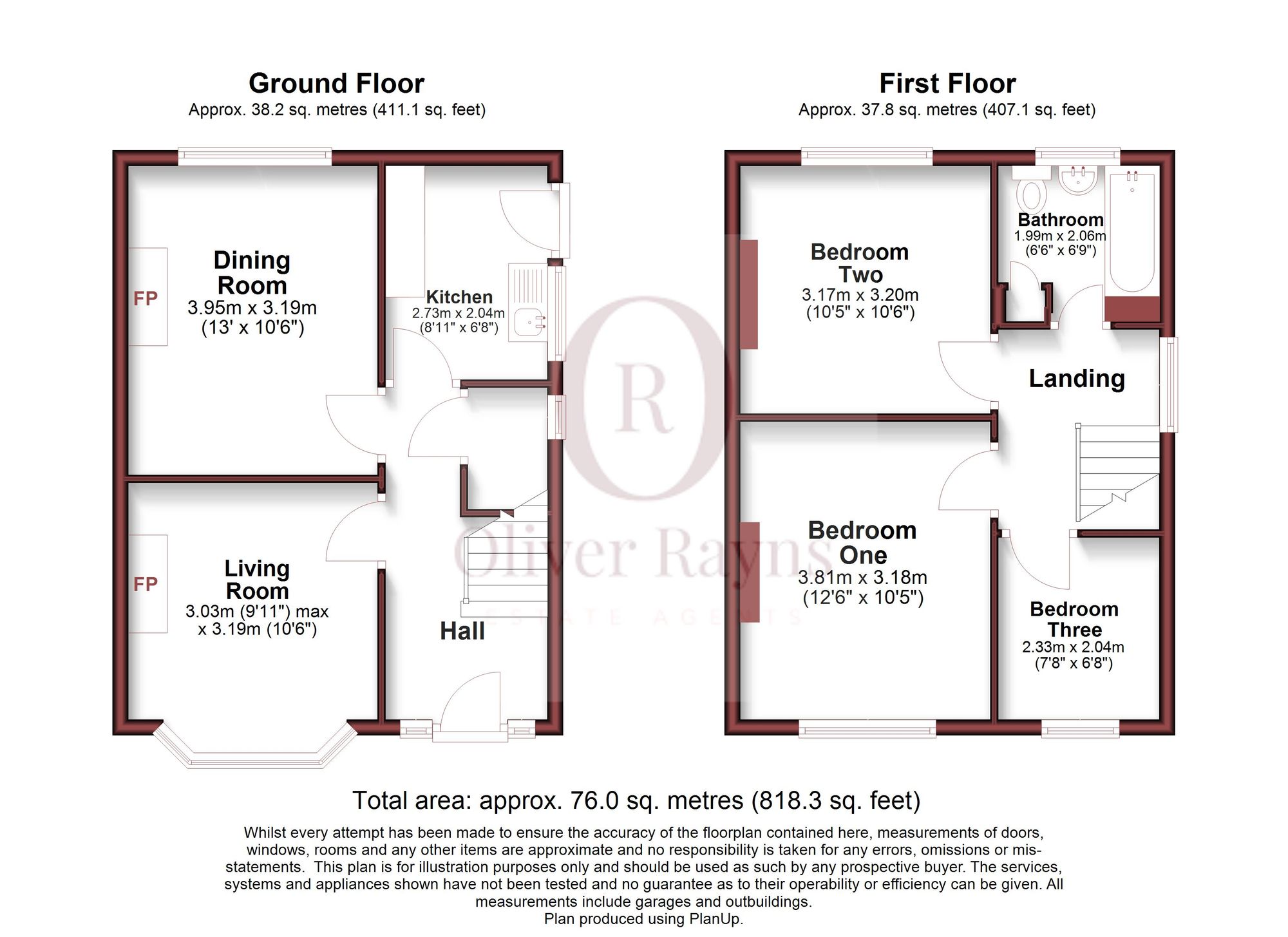 5 Houlditch Road, Leicester floorplan