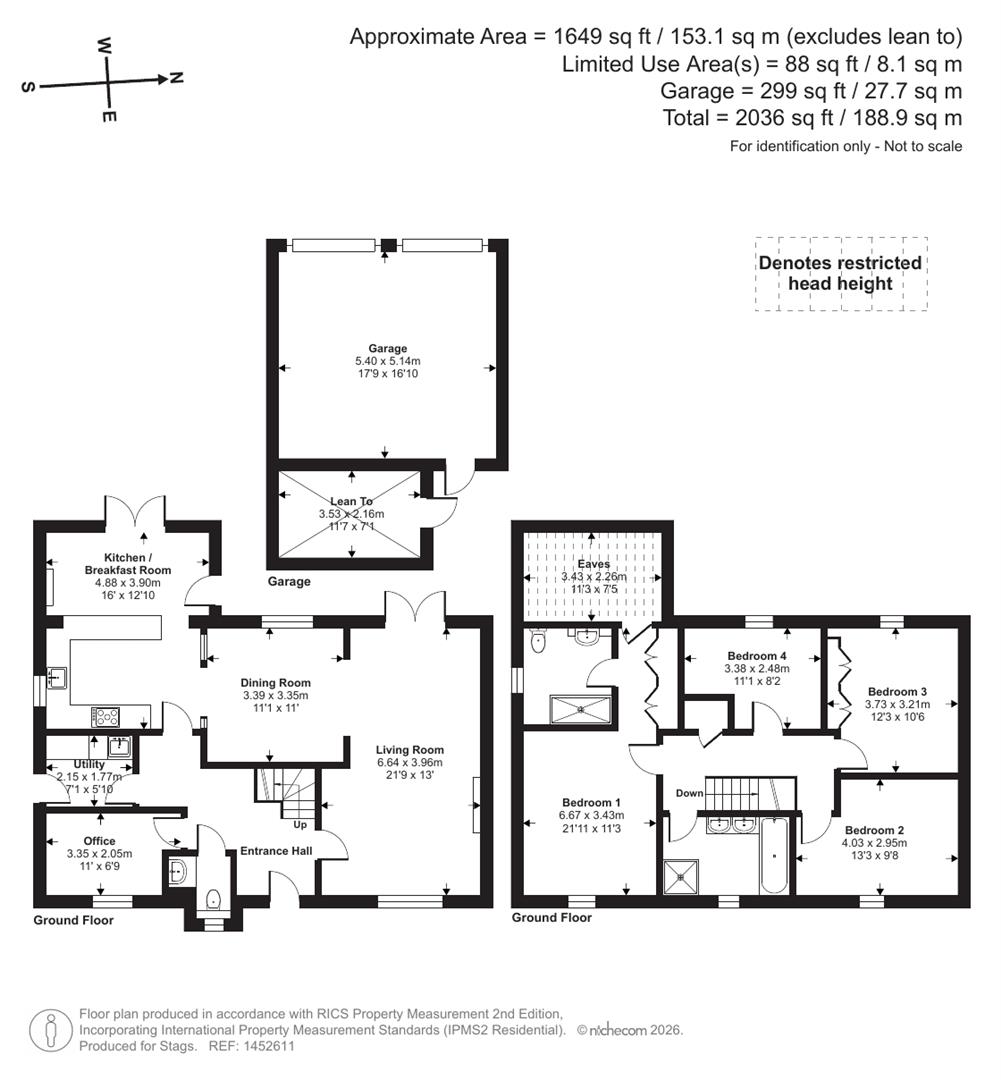 Hazelwood, 4 Clann Meadows, Bodmin floorplan