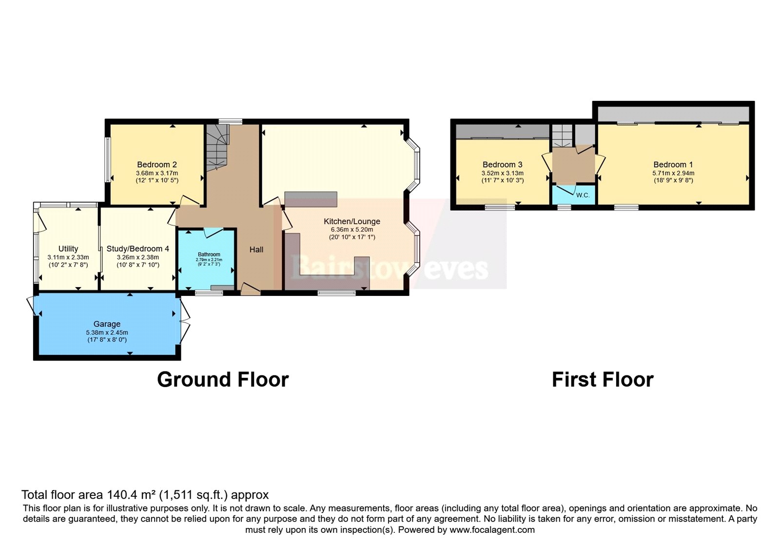 42, Green Lane, Birmingham floorplan