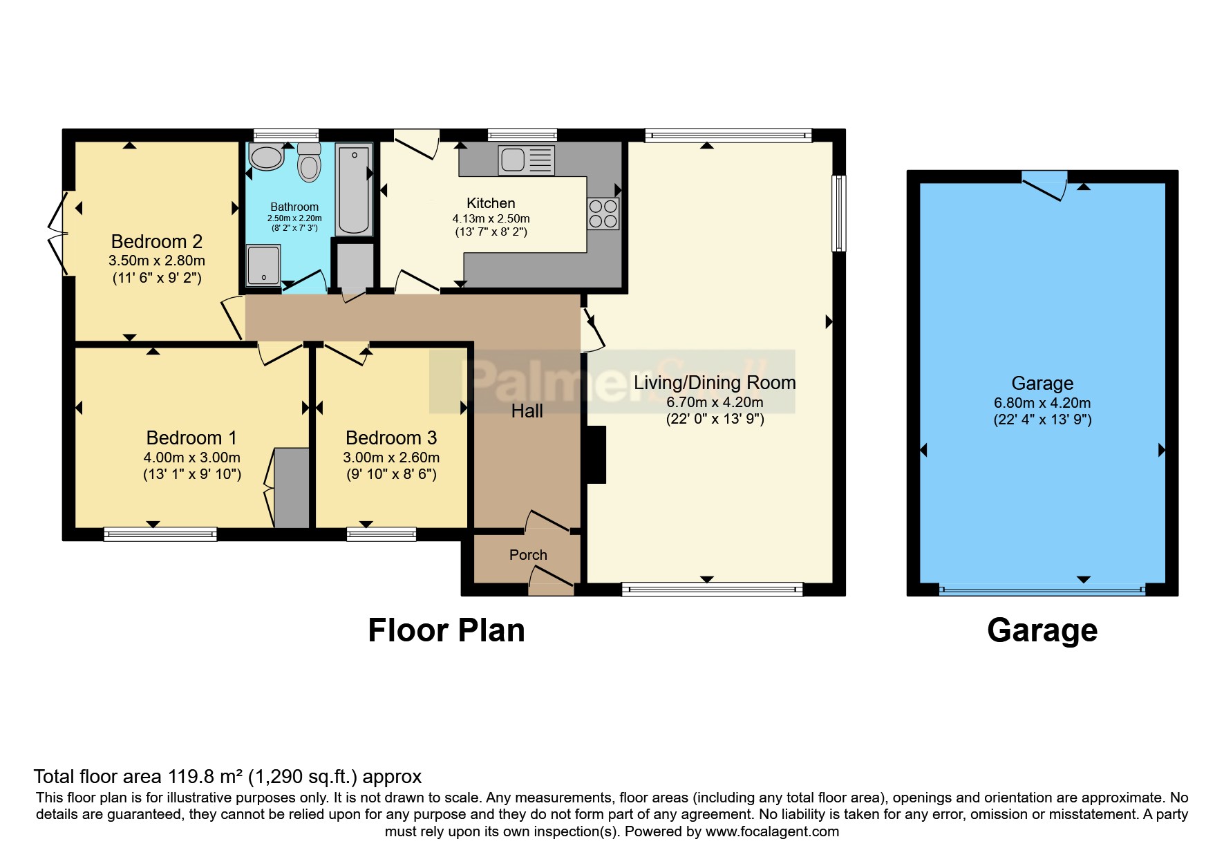 10, Cherrywood Rise, Weston-super-Mare floorplan