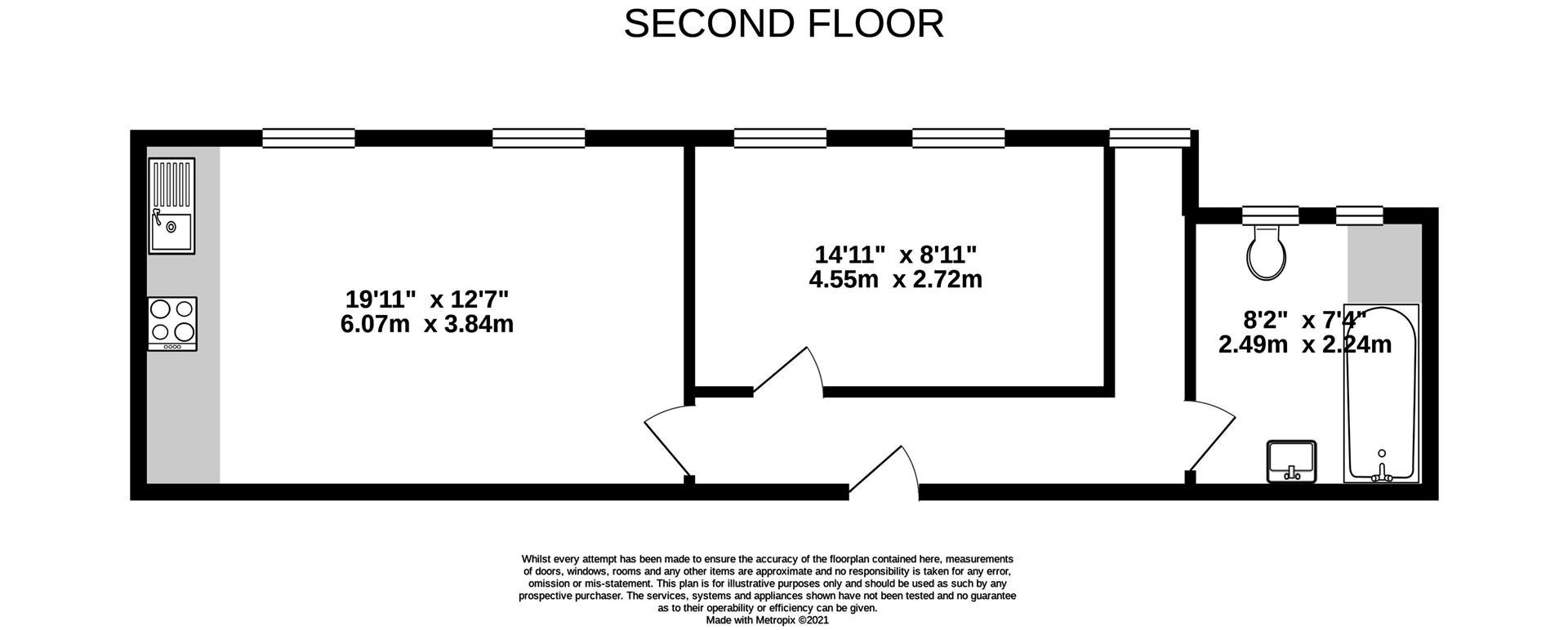 Flat 4, 21-22 Marlborough Place, Brighton floorplan