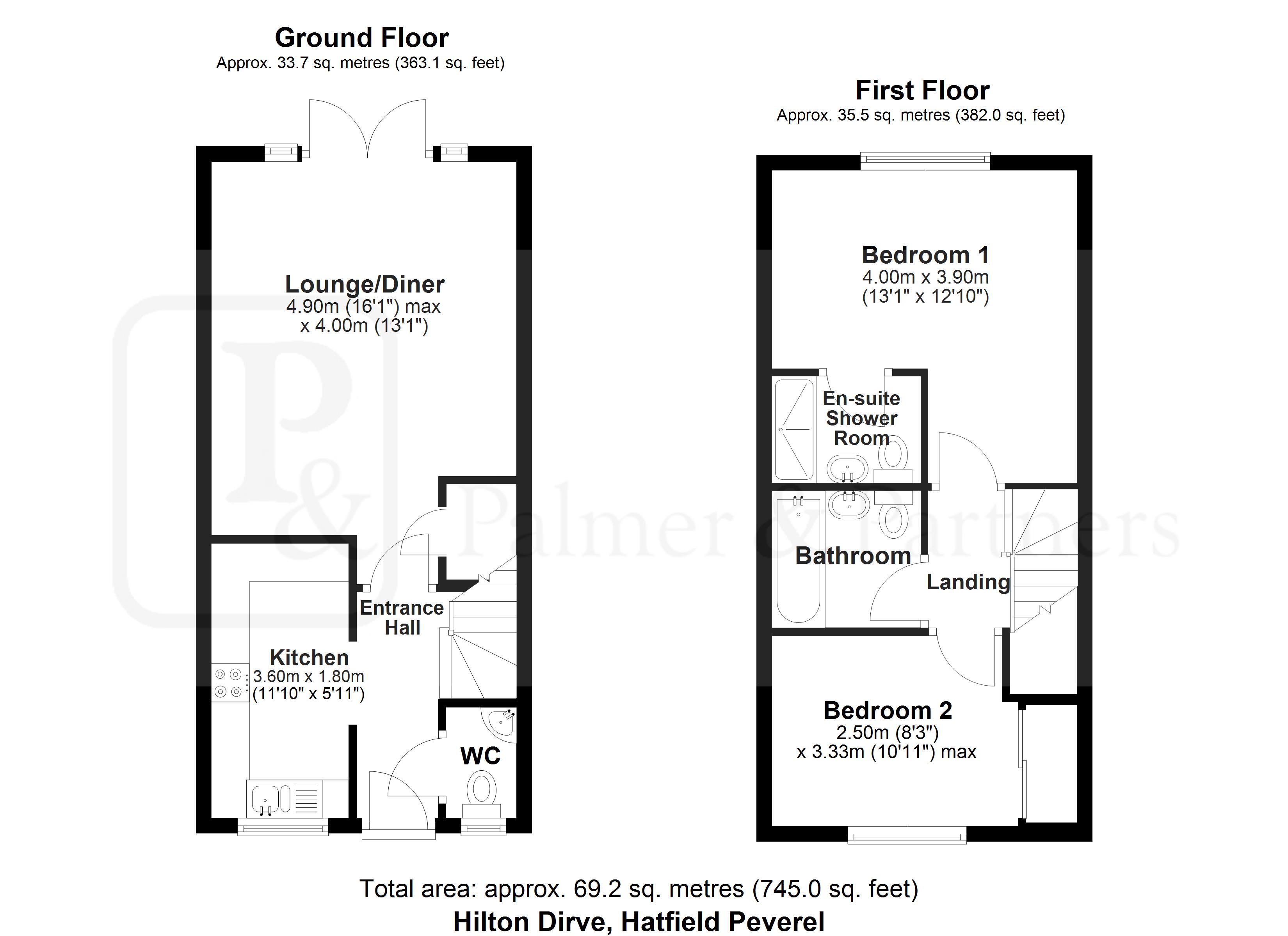 24, Hilton Drive, Chelmsford floorplan