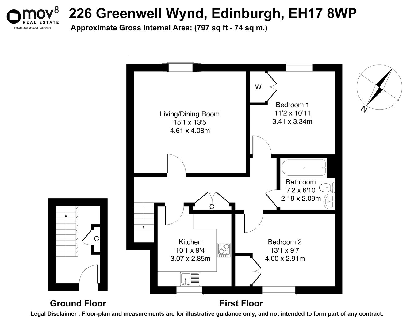 226, Greenwell Wynd, Edinburgh floorplan