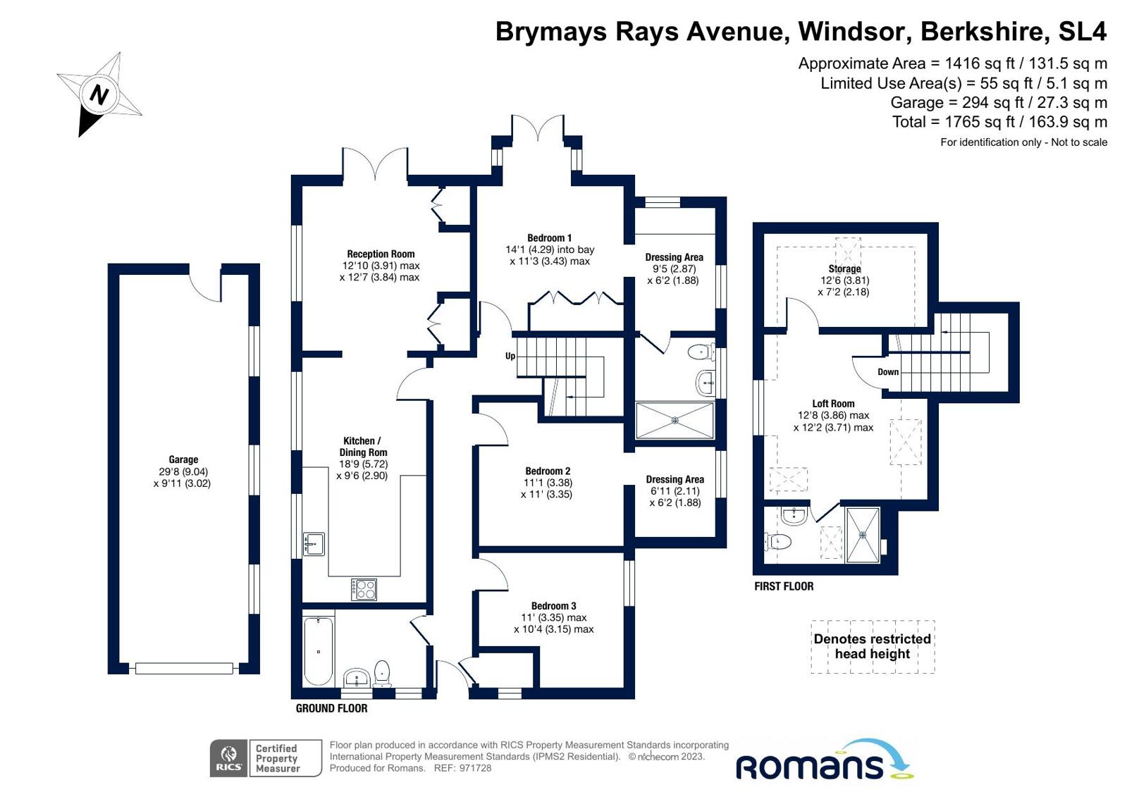 Brymays,, Rays Avenue, Berkshire floorplan