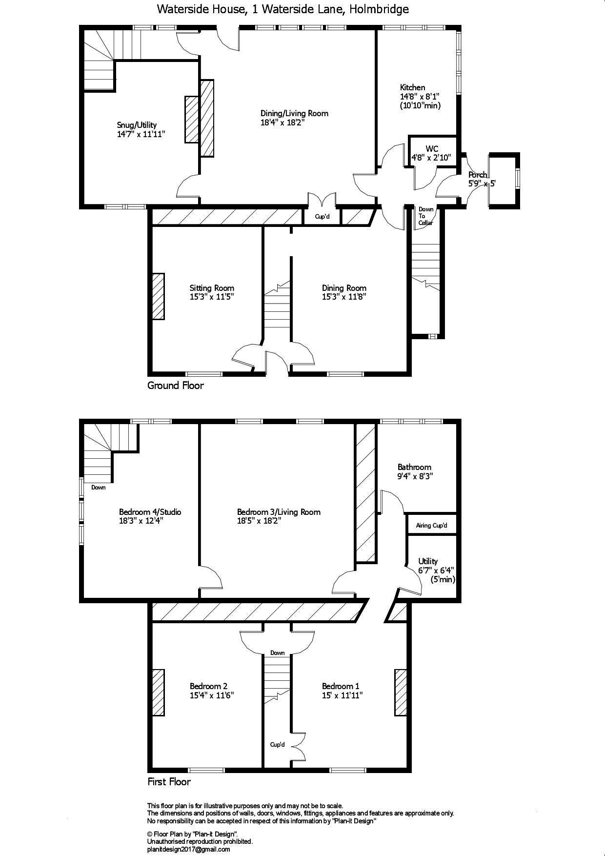 4 Bedrooms Detached house for sale in Sunnywood House, Chandler Lane, Honley, Holmfirth HD9