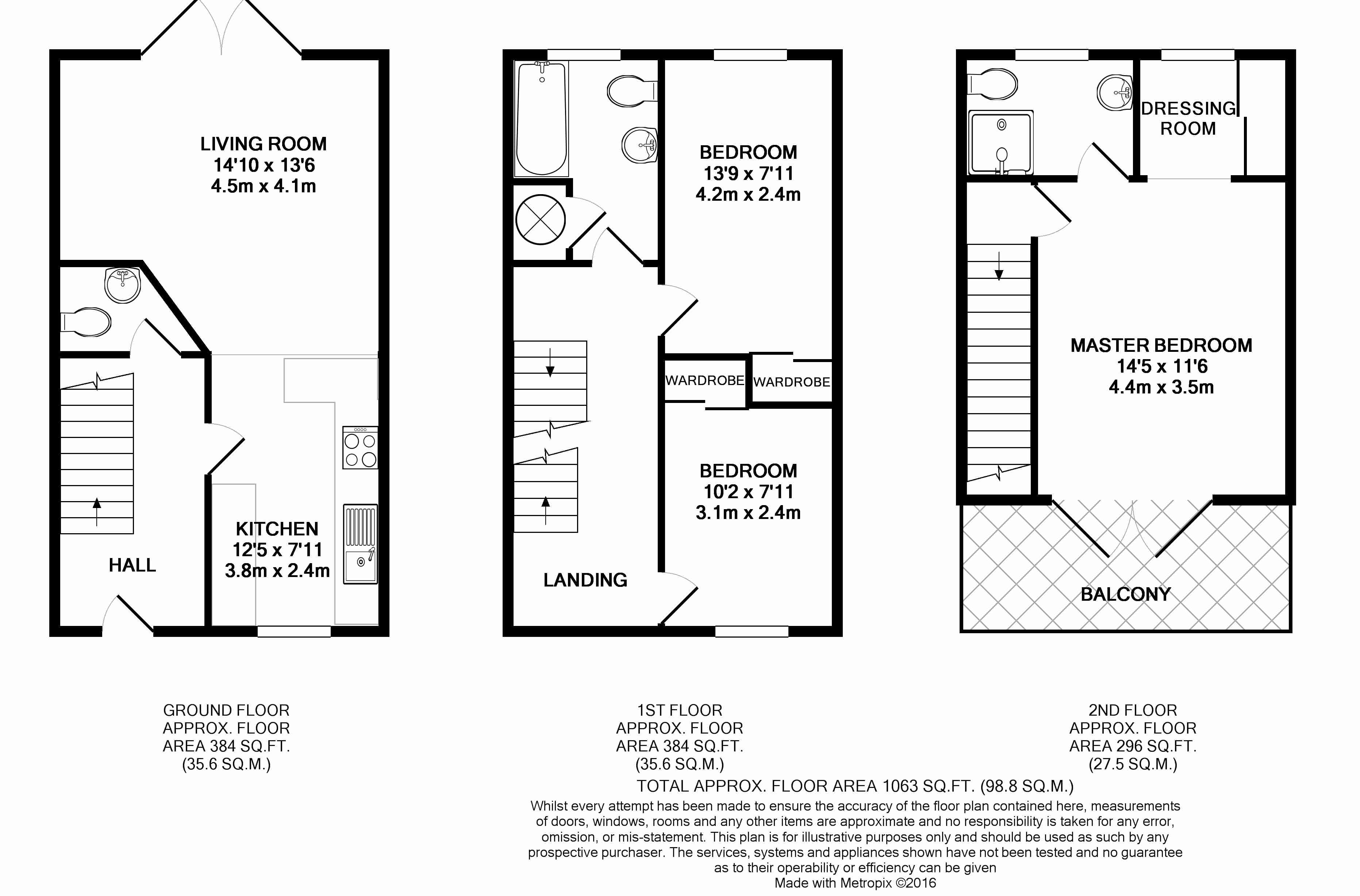 20, Sunderland Place, Hampshire floorplan