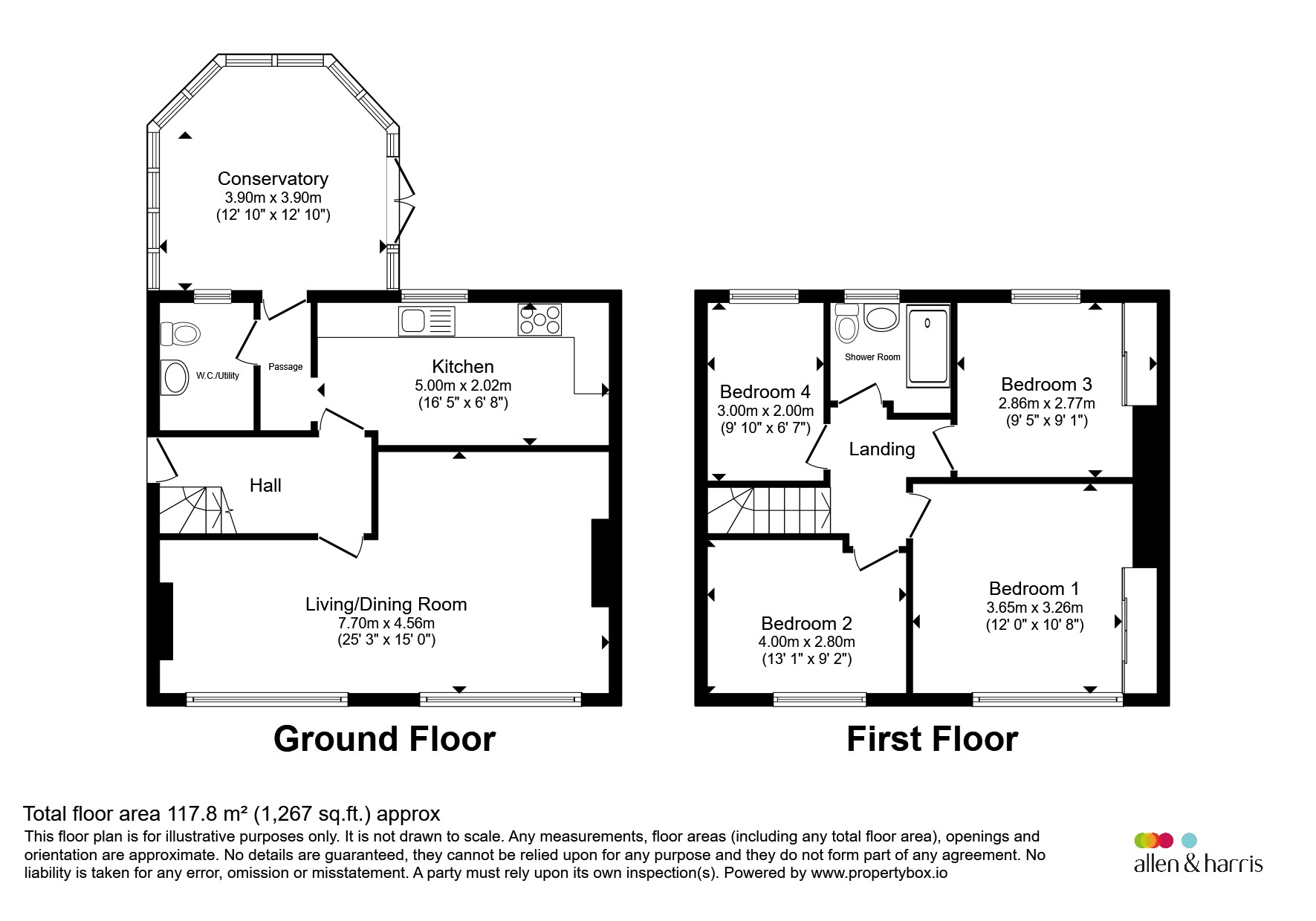 39, Ceiriog Crescent, Pontypridd floorplan