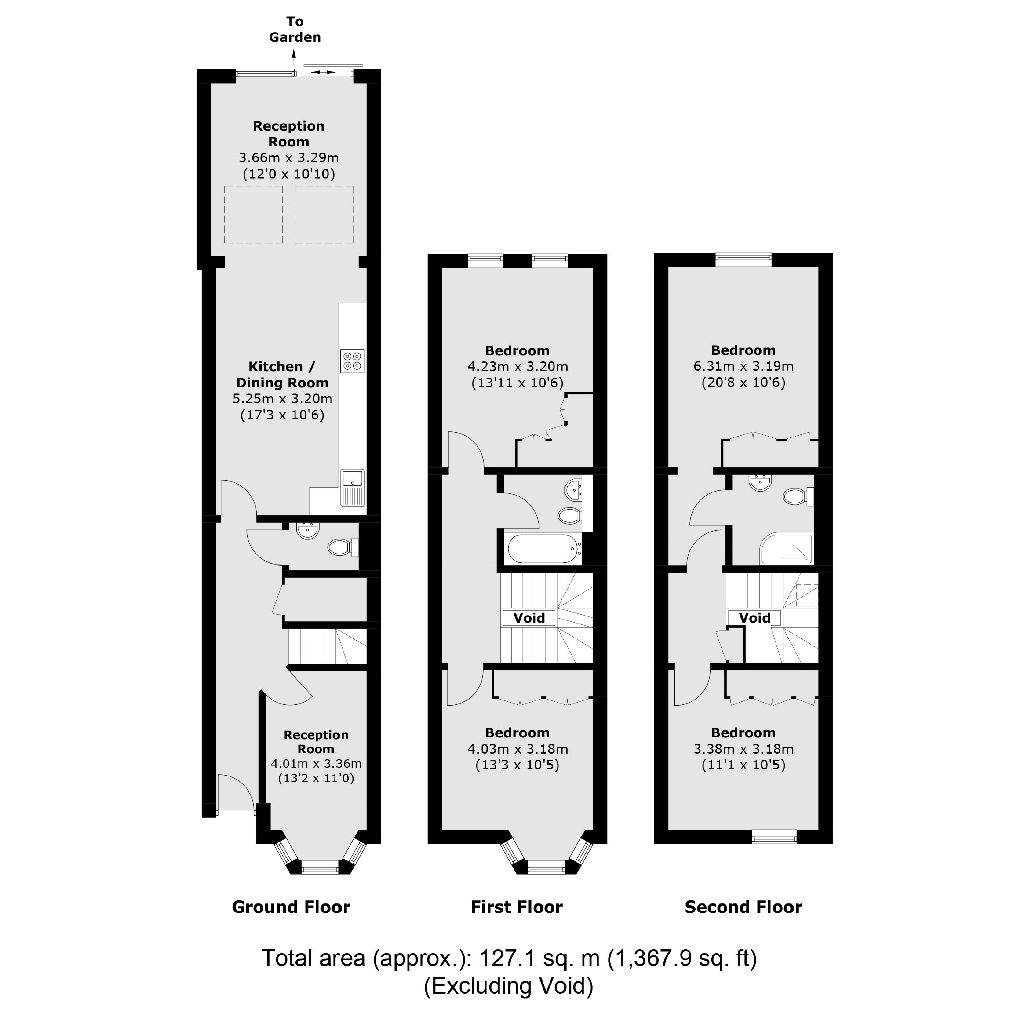 Graham Road, London floorplan