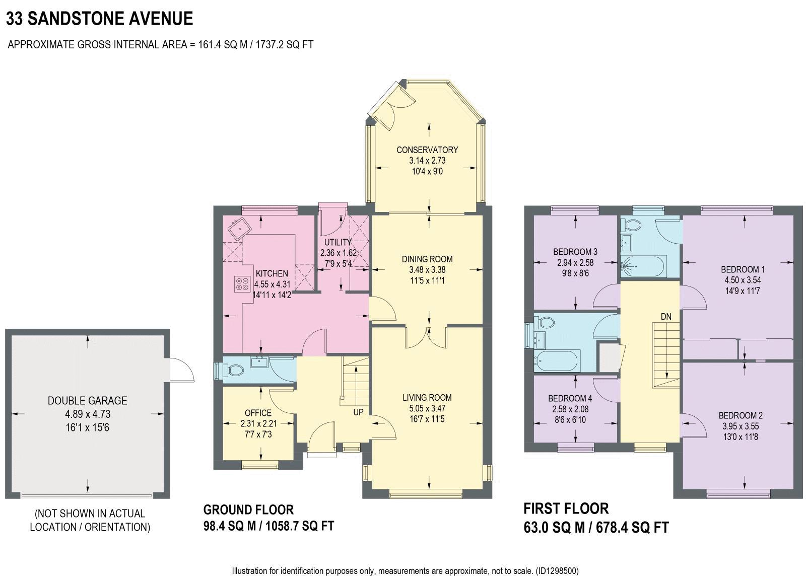 33, Sandstone Avenue, Chesterfield floorplan