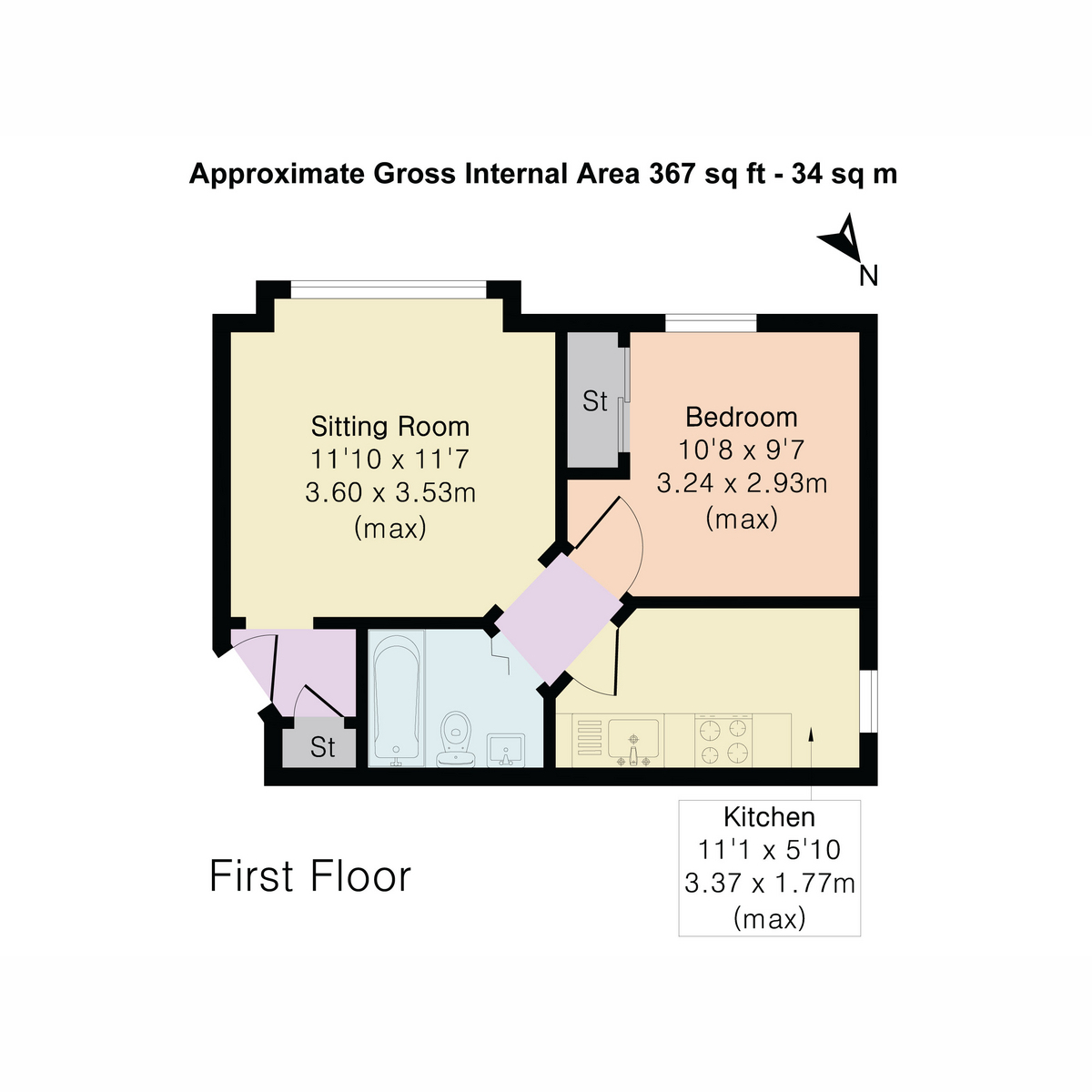 49, St Hughs Rise, Didcot floorplan