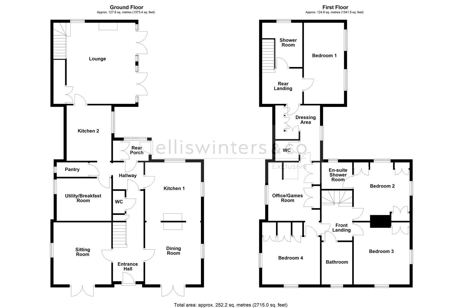 Arona Villa, London Road, St. Ives floorplan