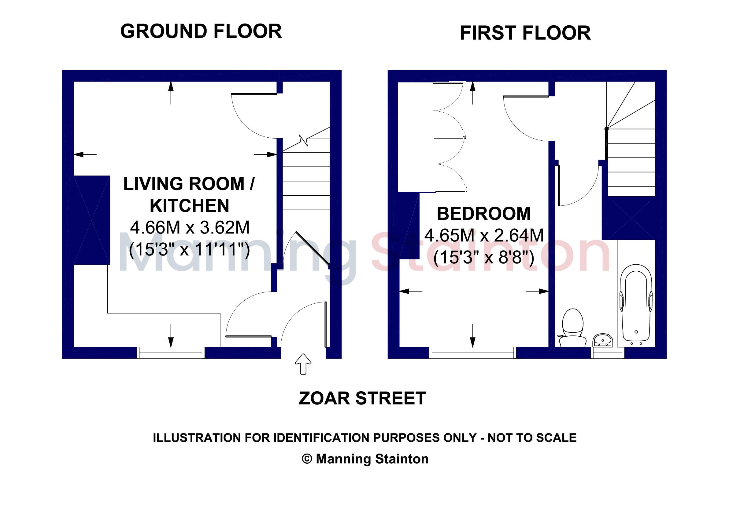 112, Zoar Street, Leeds floorplan