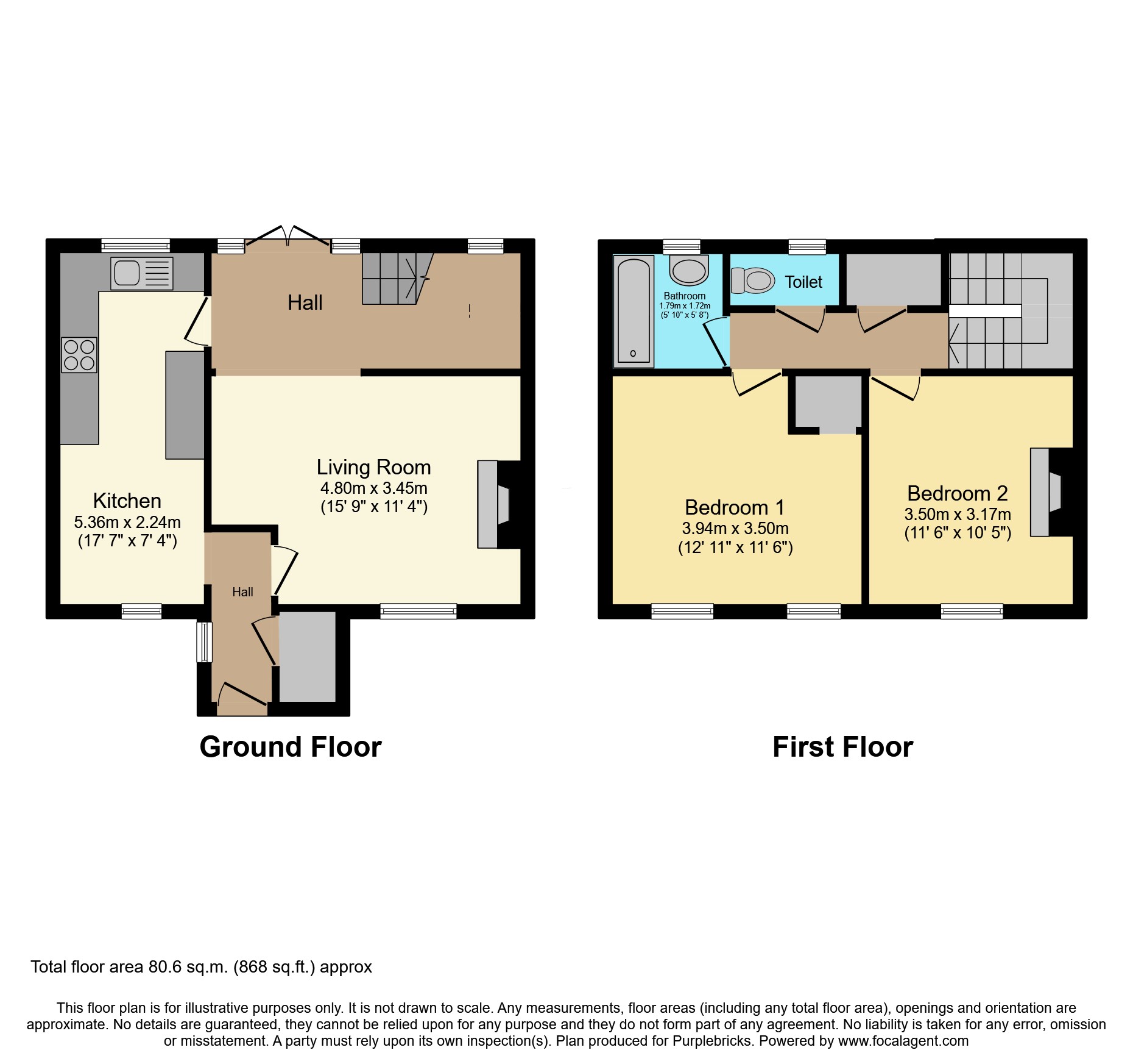 9, Oak Tree Grove, Pontefract floorplan
