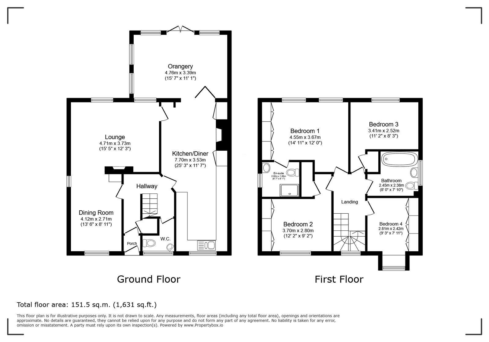 1, Goldsworth Drive, Rochester floorplan