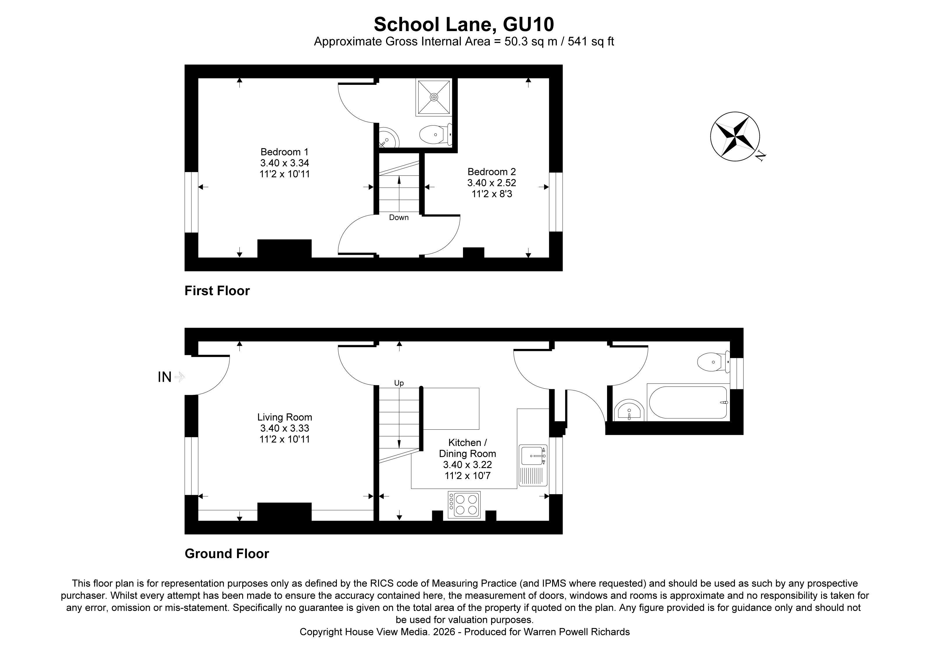 4 Clinker Cottages,, School Lane, Farnham floorplan