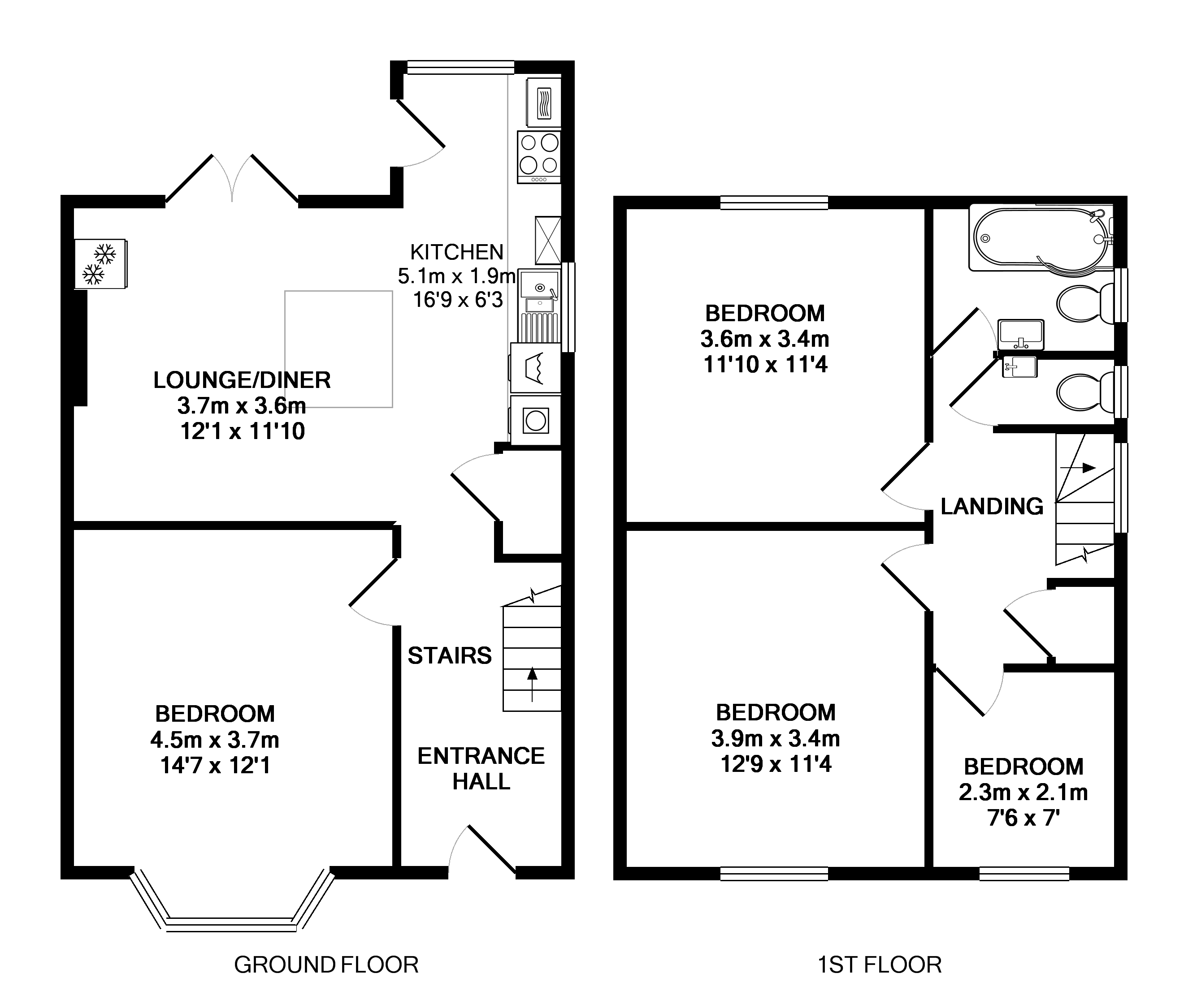 180, Room 2, Derby Road, Loughborough floorplan