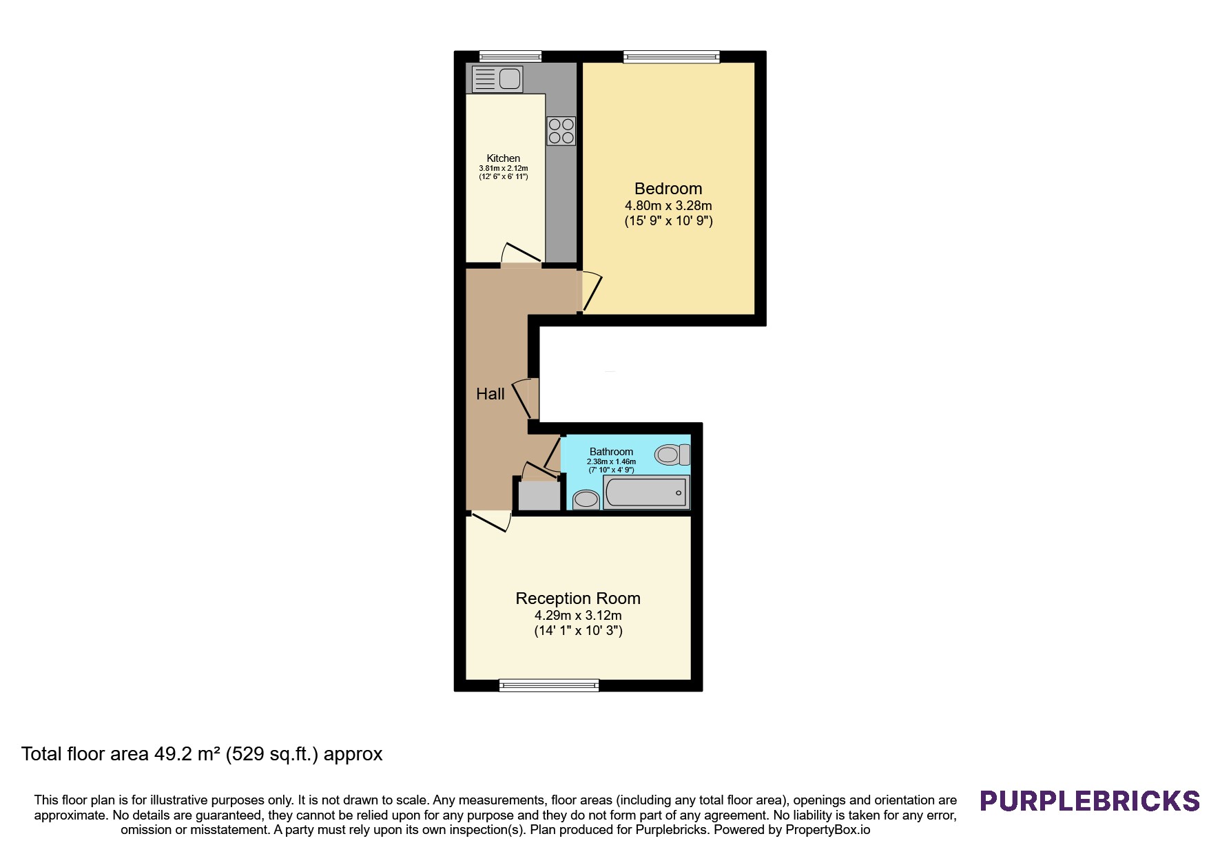 190A, Bensham Manor Road, Thornton Heath floorplan