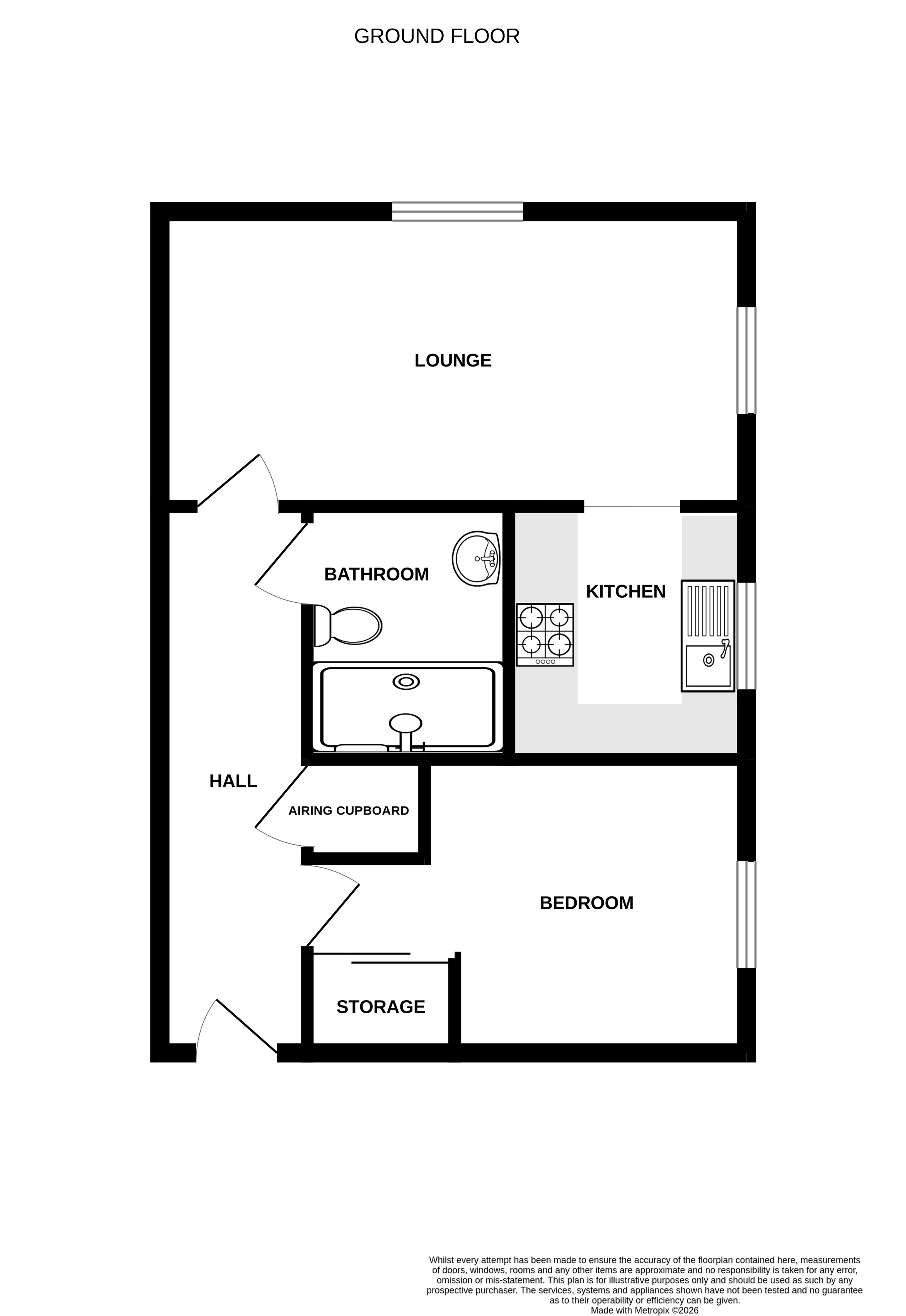 Flat 51 Rosemary Court, Rectory Road, Colchester floorplan