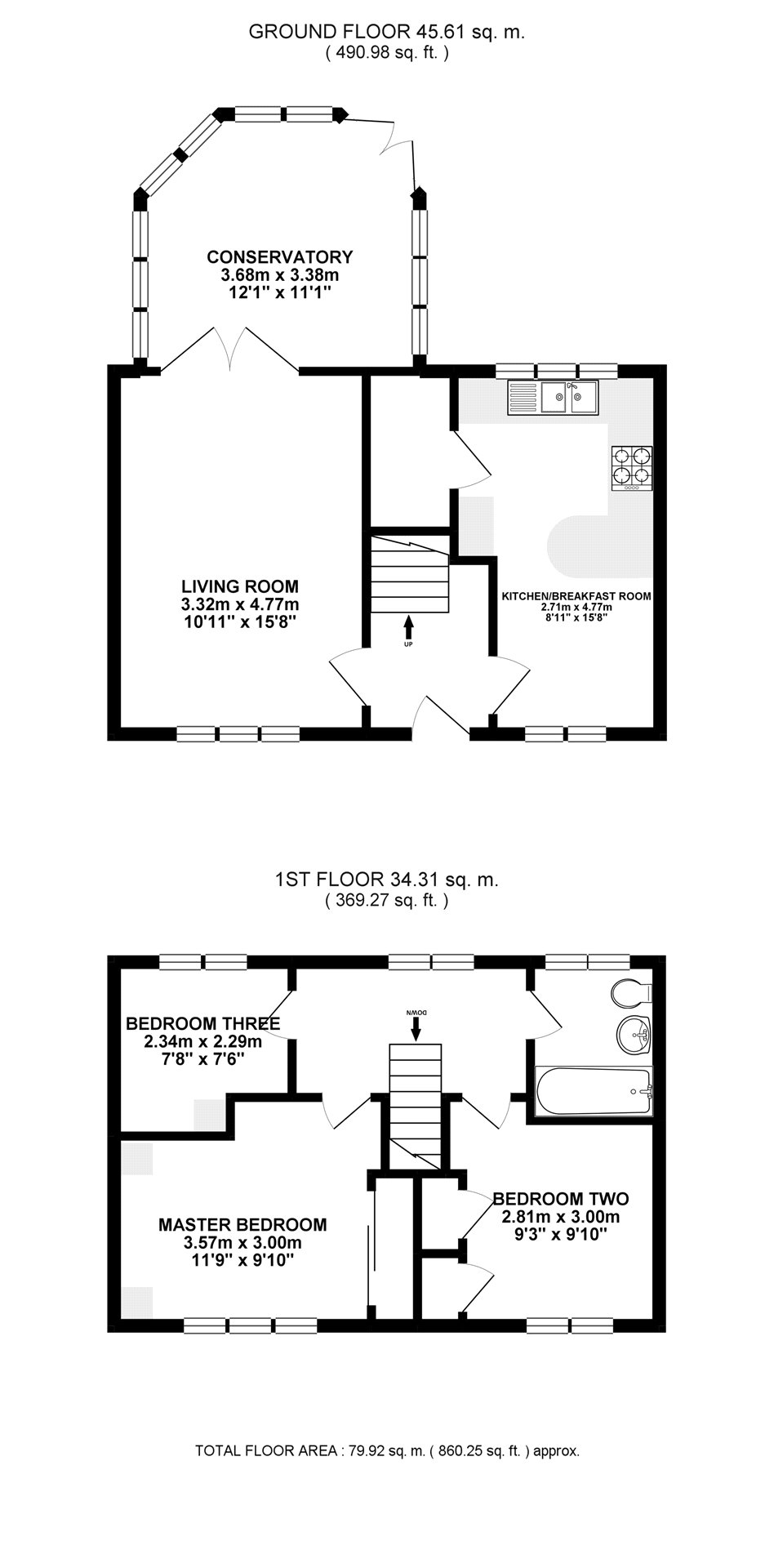 3 Bedrooms End terrace house for sale in Bruton Way, Forest Park, Bracknell, Berkshire RG12