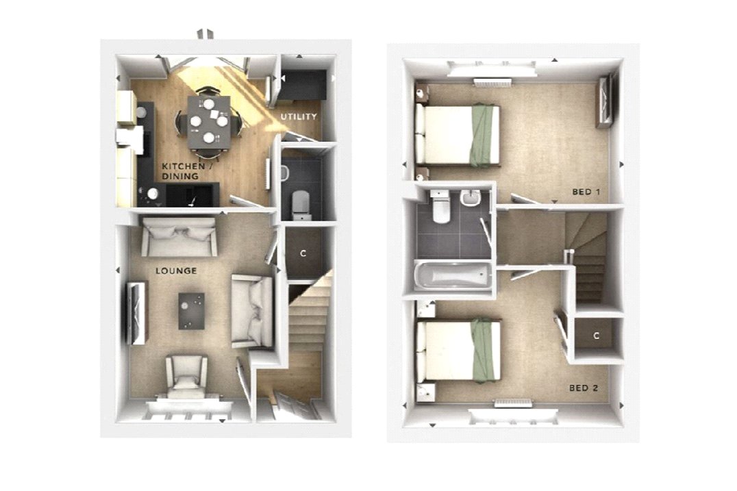 Plot 589 On The Green,, Winchester Road, Basingstoke floorplan