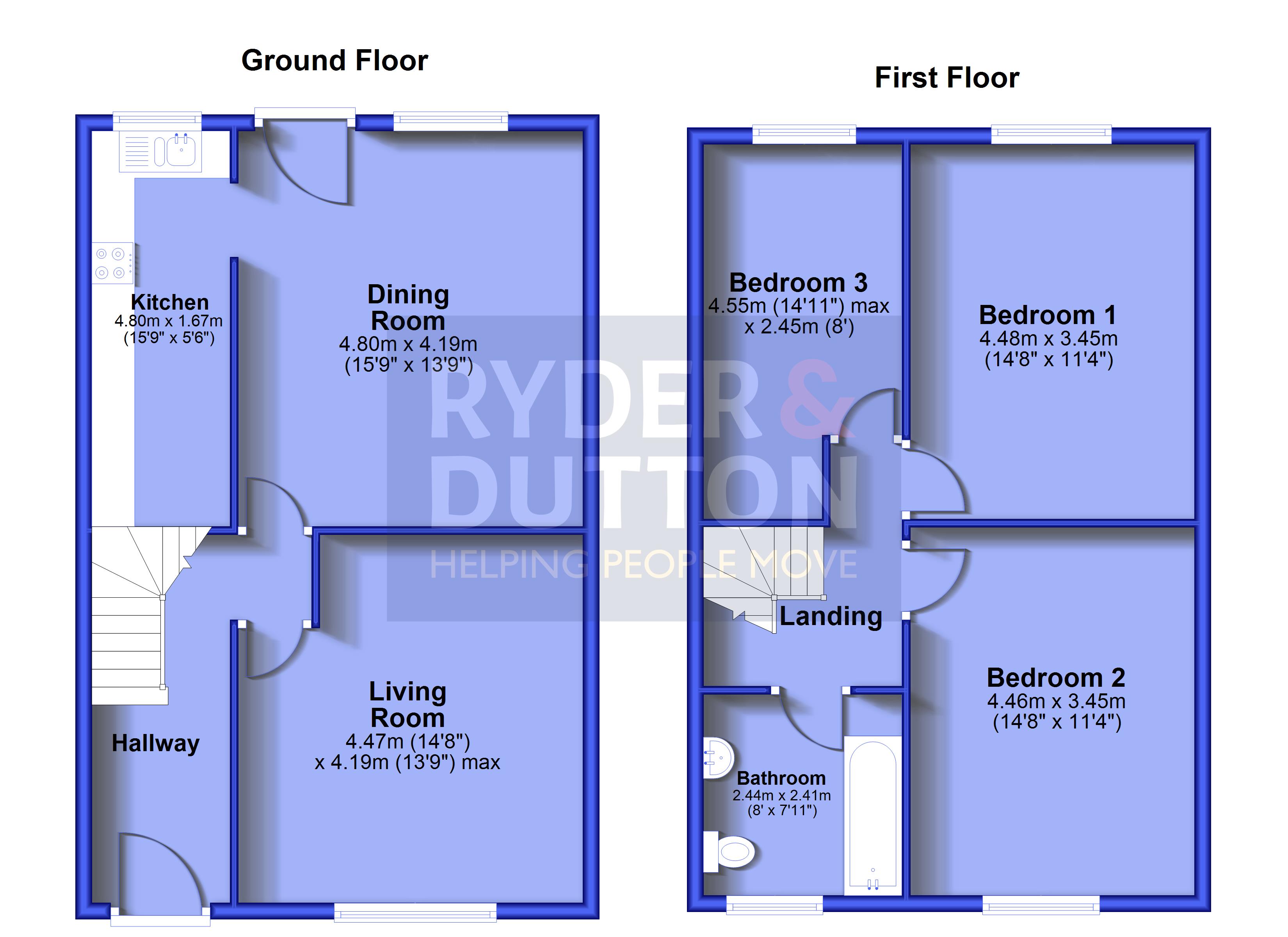 118, Newhey Road, Rochdale floorplan