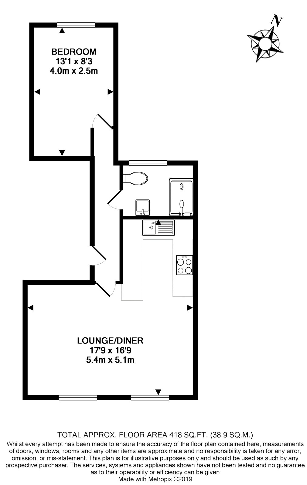 1 Bedrooms Flat for sale in Glenarm Road, London E5