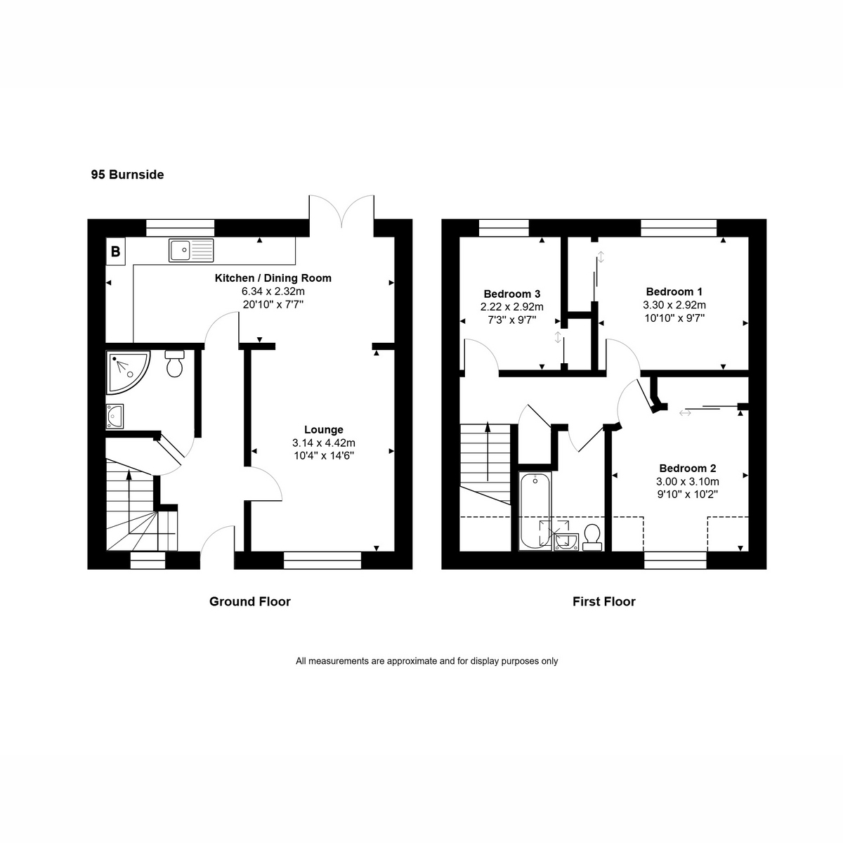 95, Burnside, Nairn floorplan