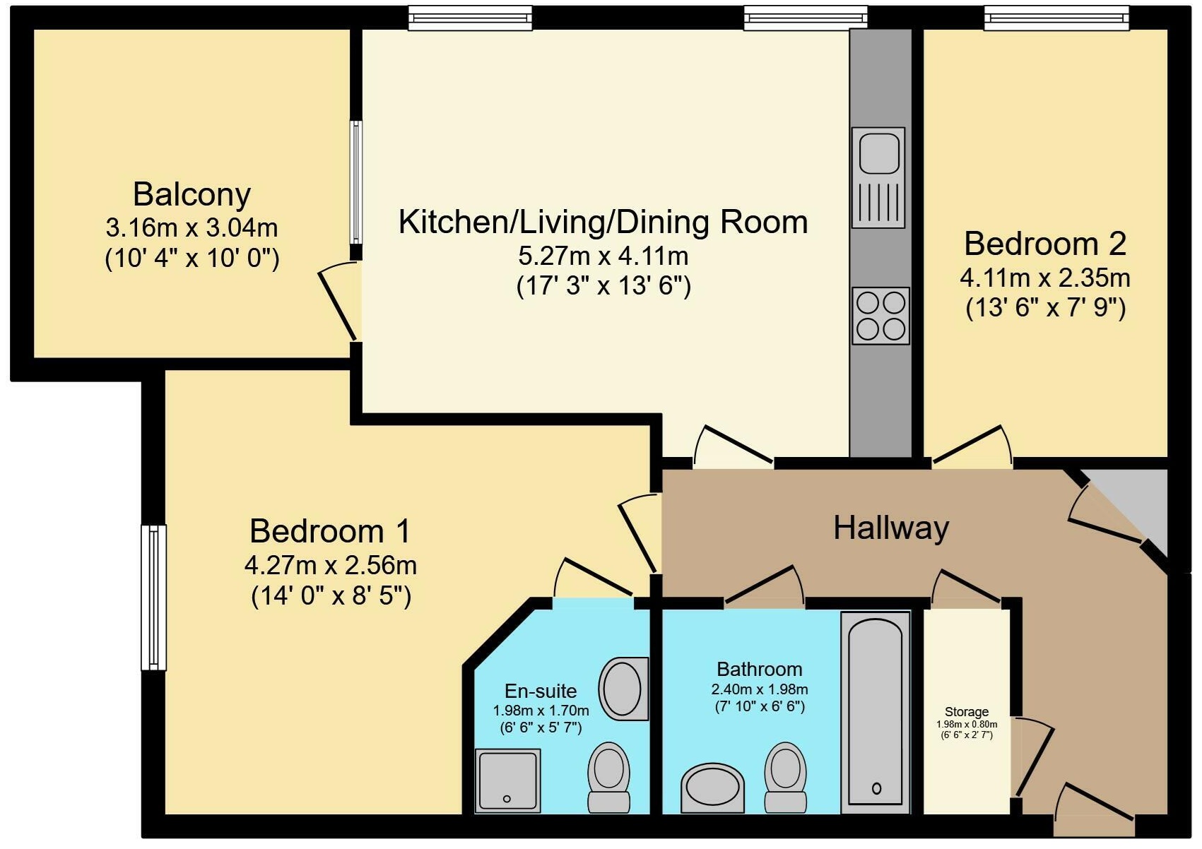 Apartment 16, 28, Bell Barn Road, Birmingham floorplan