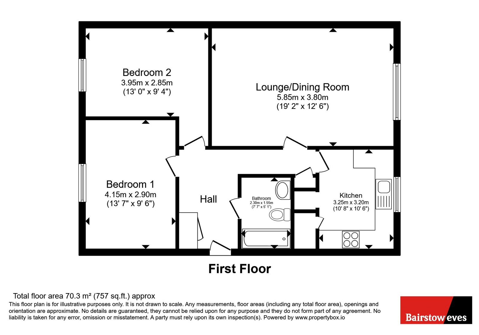 28, Radbourne Crescent, Walthamstow floorplan