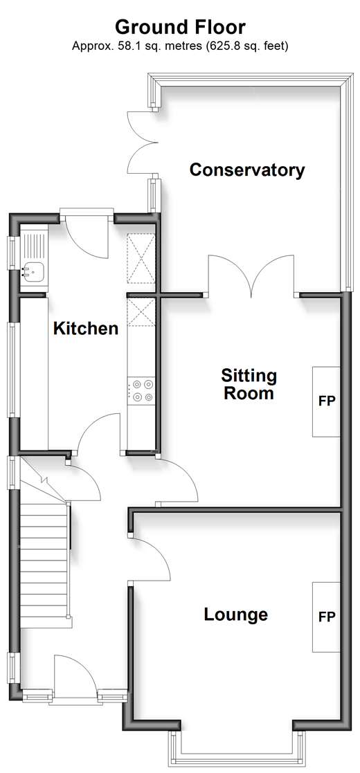 94, Albany Road floorplan