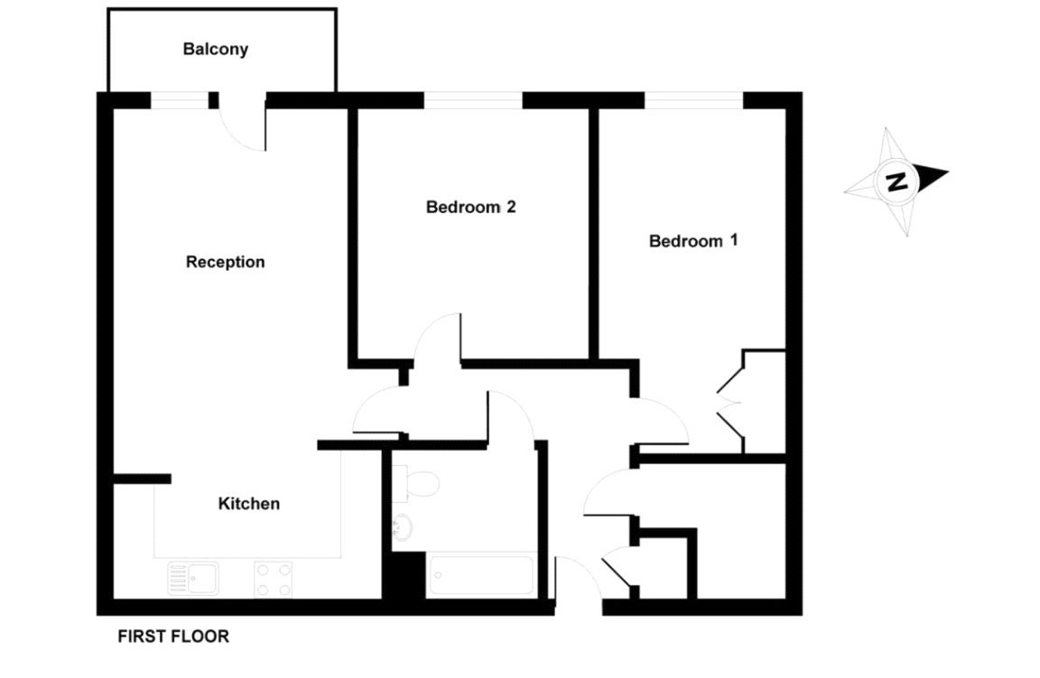 12 Bell Court,, Merlin Road, Hampshire floorplan