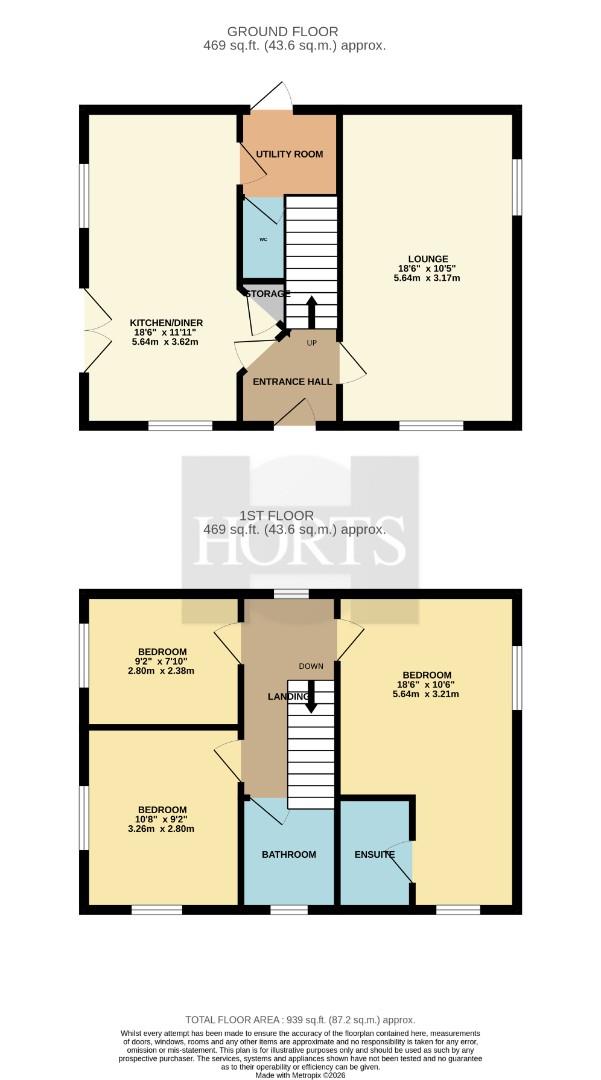 34, Hexham Street, Towcester floorplan