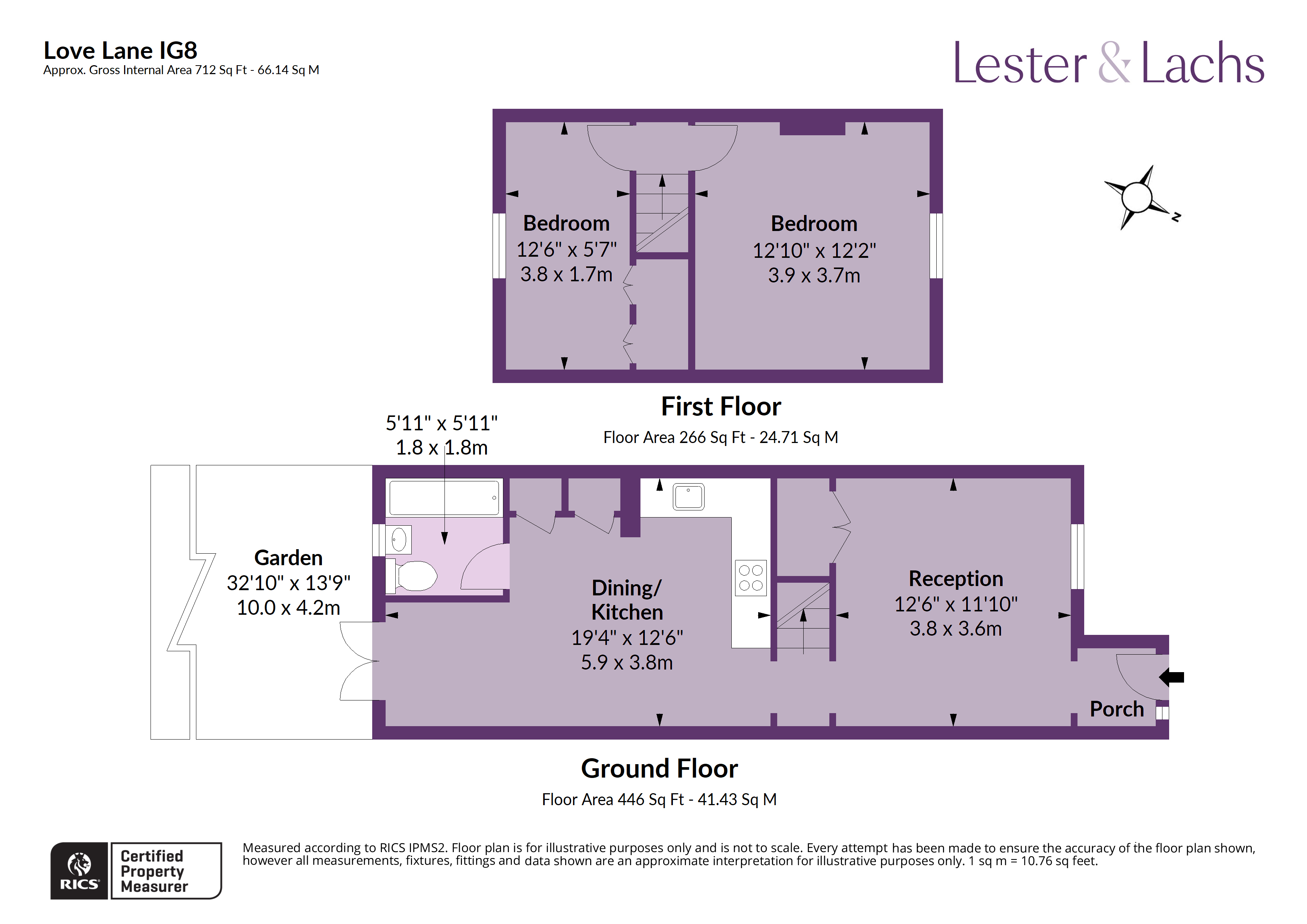 4, Love Lane, Woodford Green floorplan