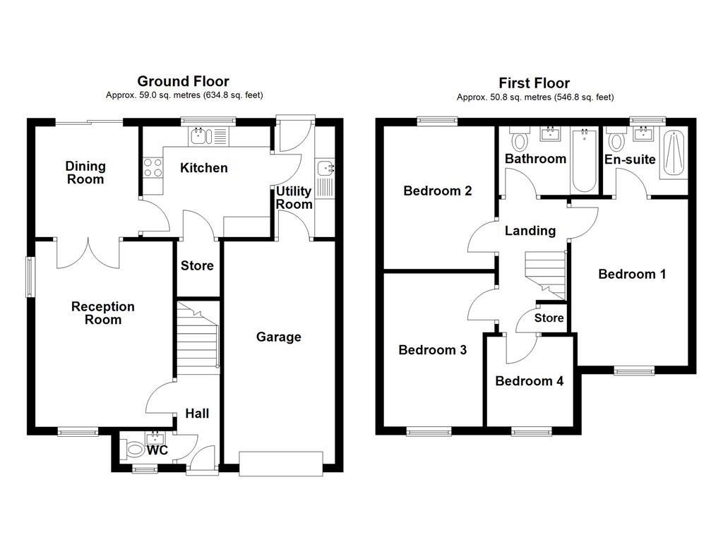 21, Rochester Drive, Burnley floorplan