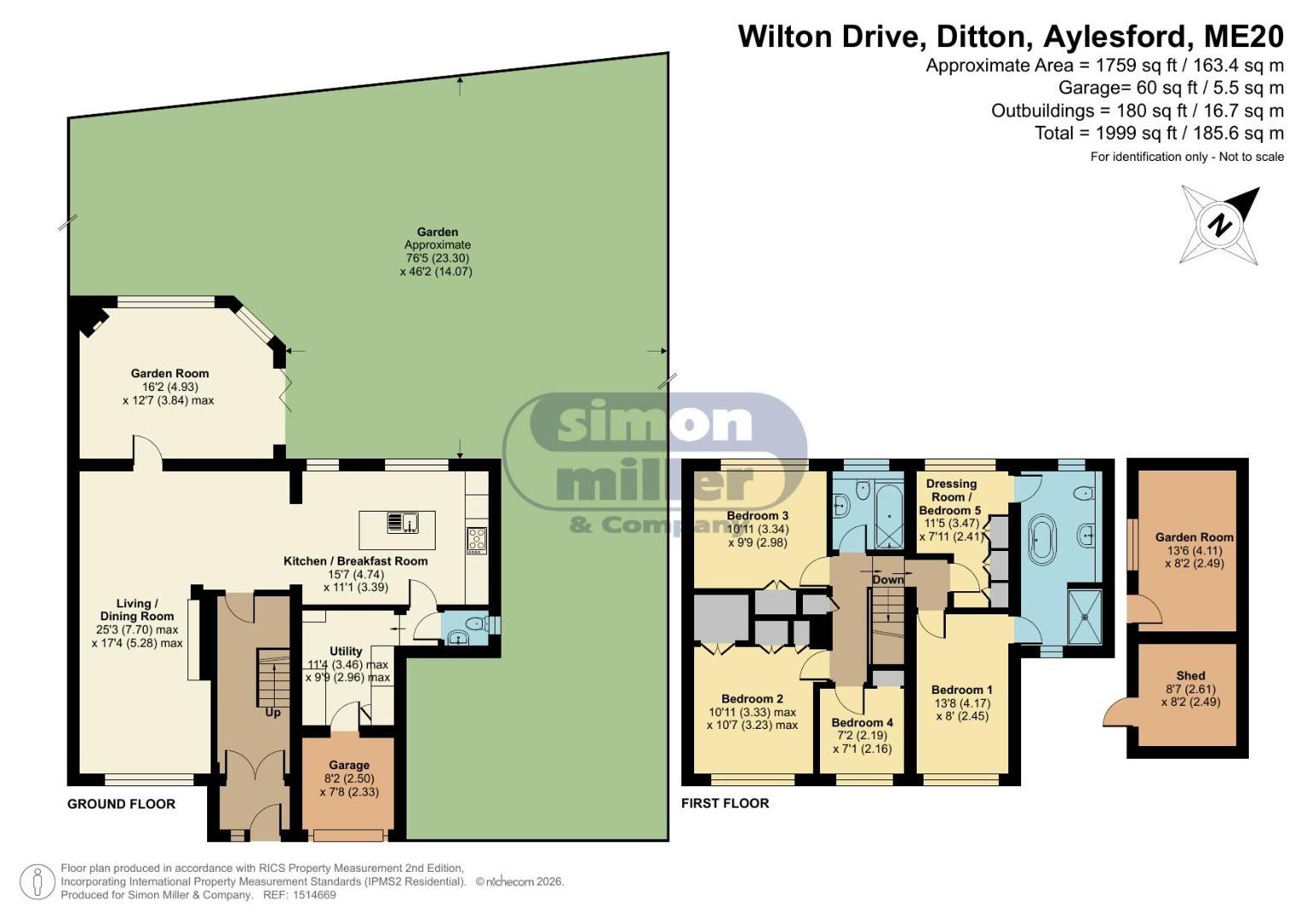 24, Wilton Drive, Aylesford floorplan