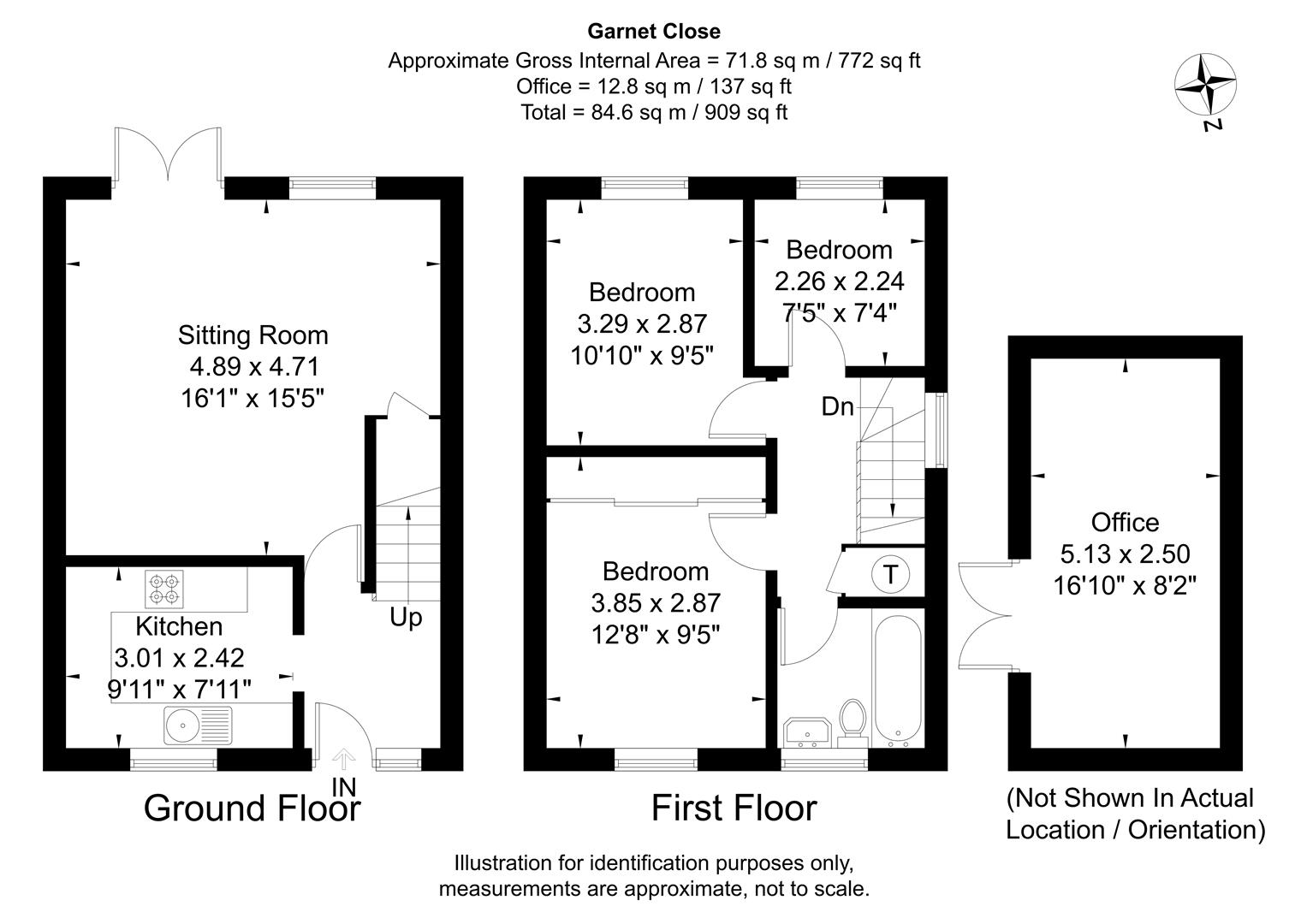 7, Garnet Close, Slough floorplan