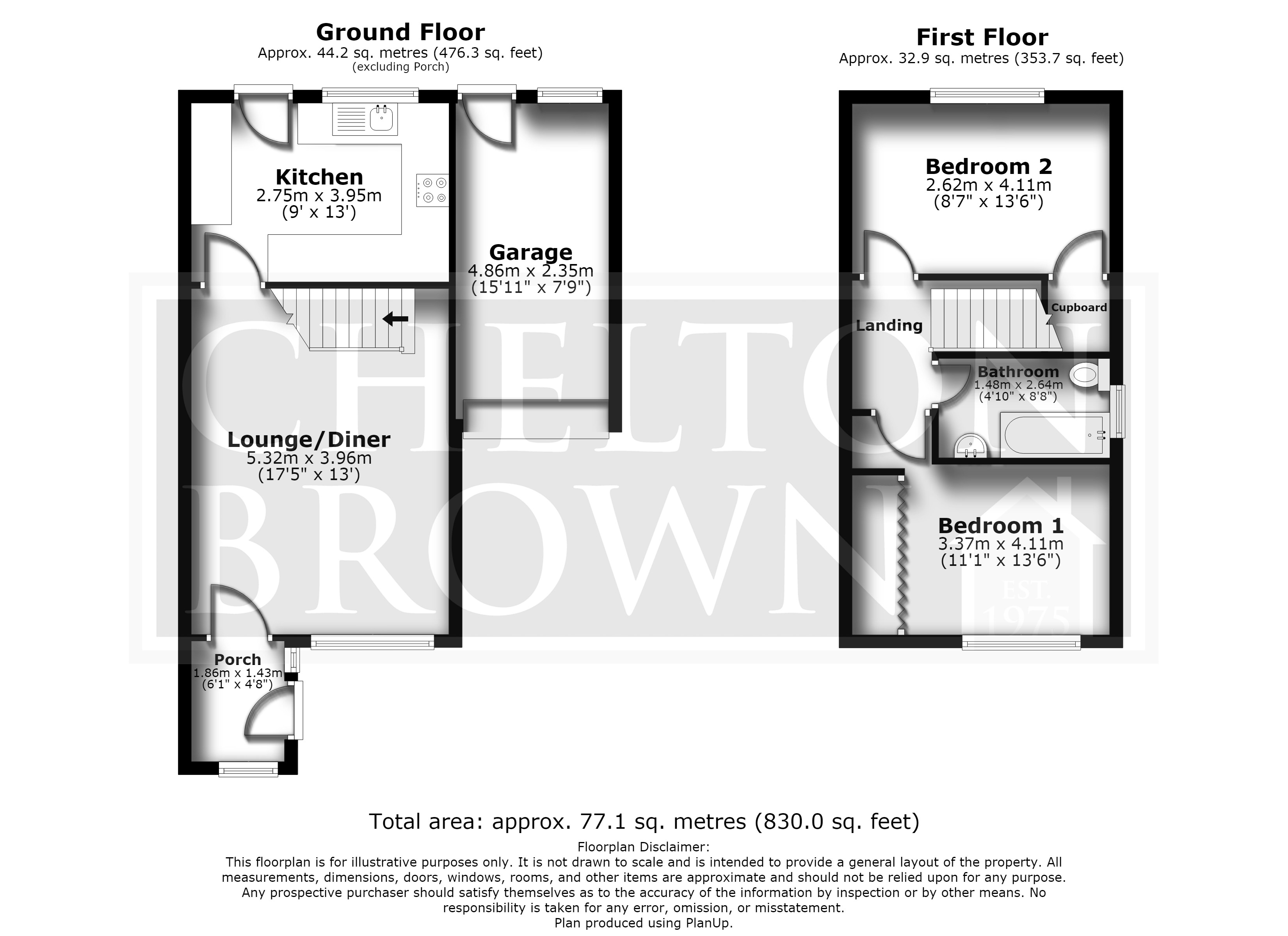 53, Lowick Court, Northampton floorplan
