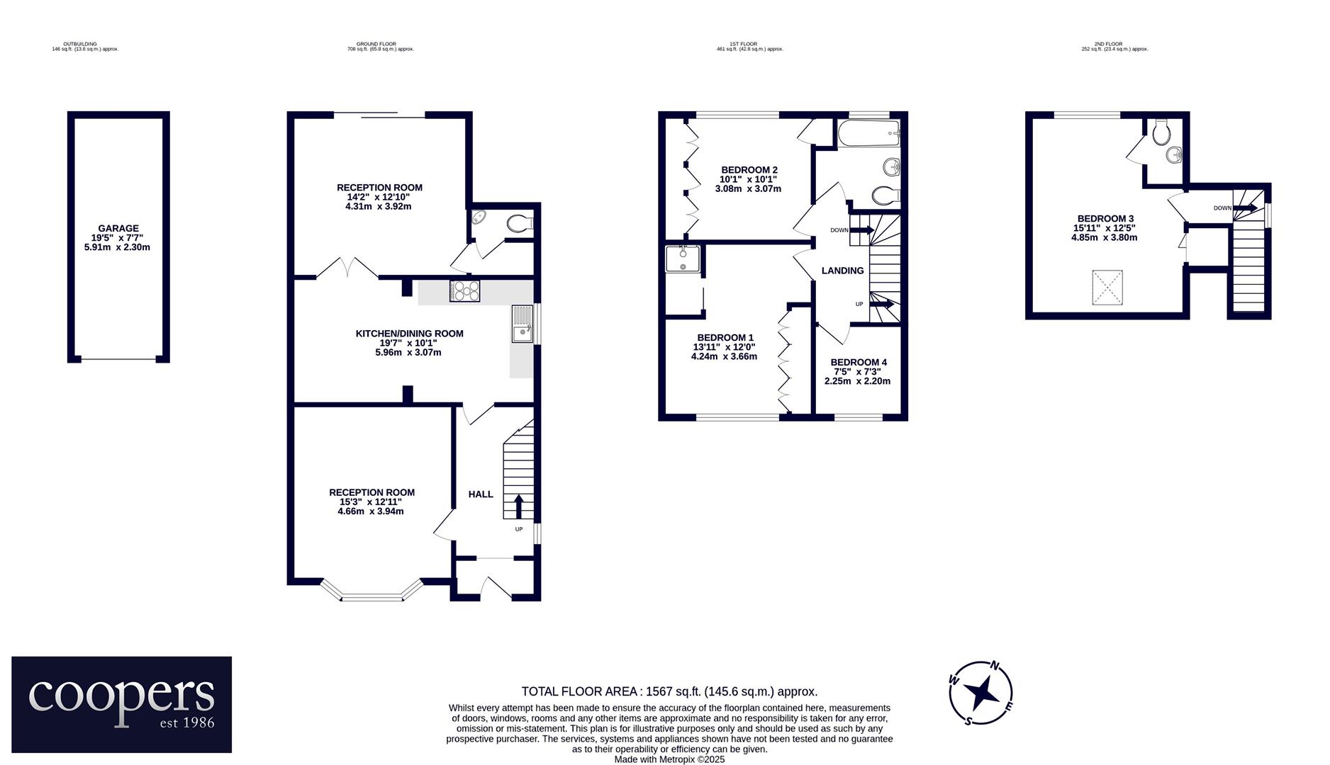 13, Whiteheath Avenue, Ruislip floorplan