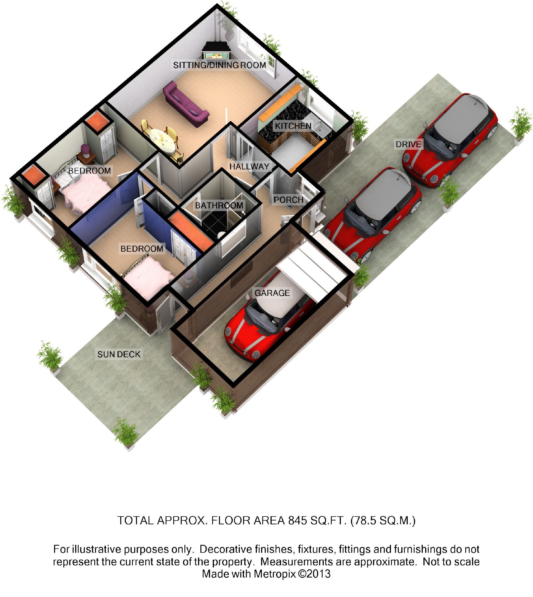2 Bedrooms Semi-detached bungalow for sale in Avebury Close, Westbury, Wiltshire BA13