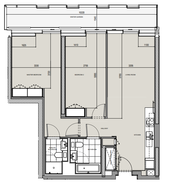 D.02.01, Battersea, London floorplan